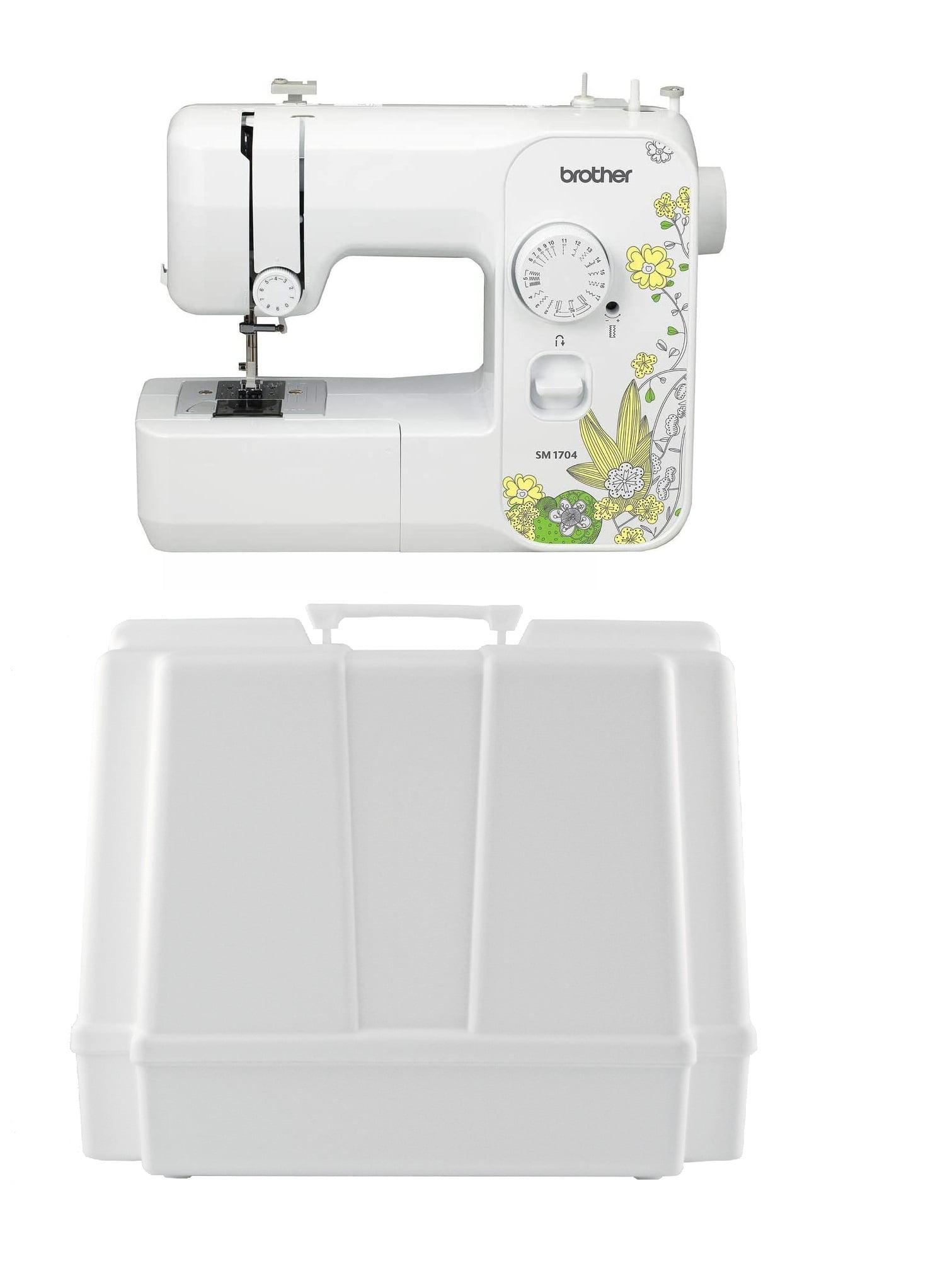 Brother SM1704 17-Stitch Free Arm Sewing Machine and Hard Plastic Storage and Carry Case