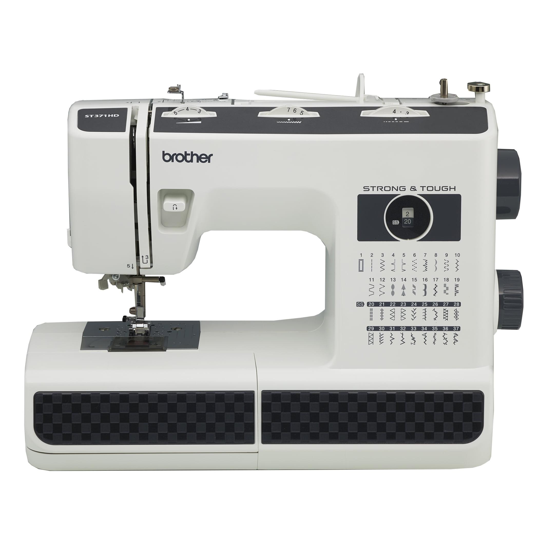 Brother ST371HD Heavy-Duty Black and White Sewing Machine