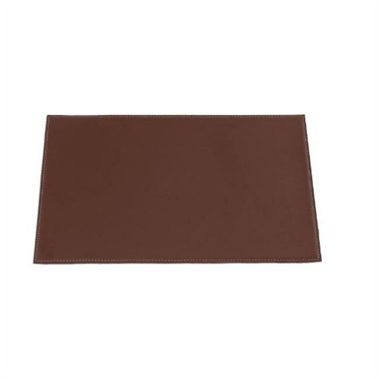 Brown Faux Leather 17 x 12 Rectangular Placemat