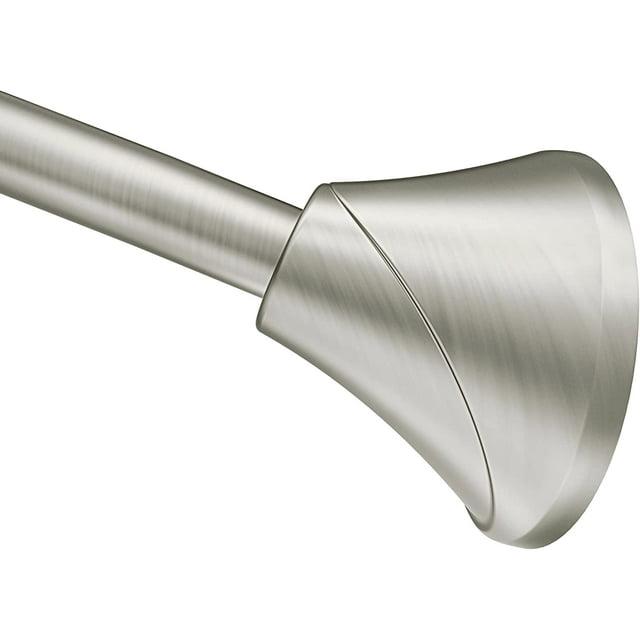 Moen 5-Foot Adjustable Tension Single Curved Shower Curtain Rod