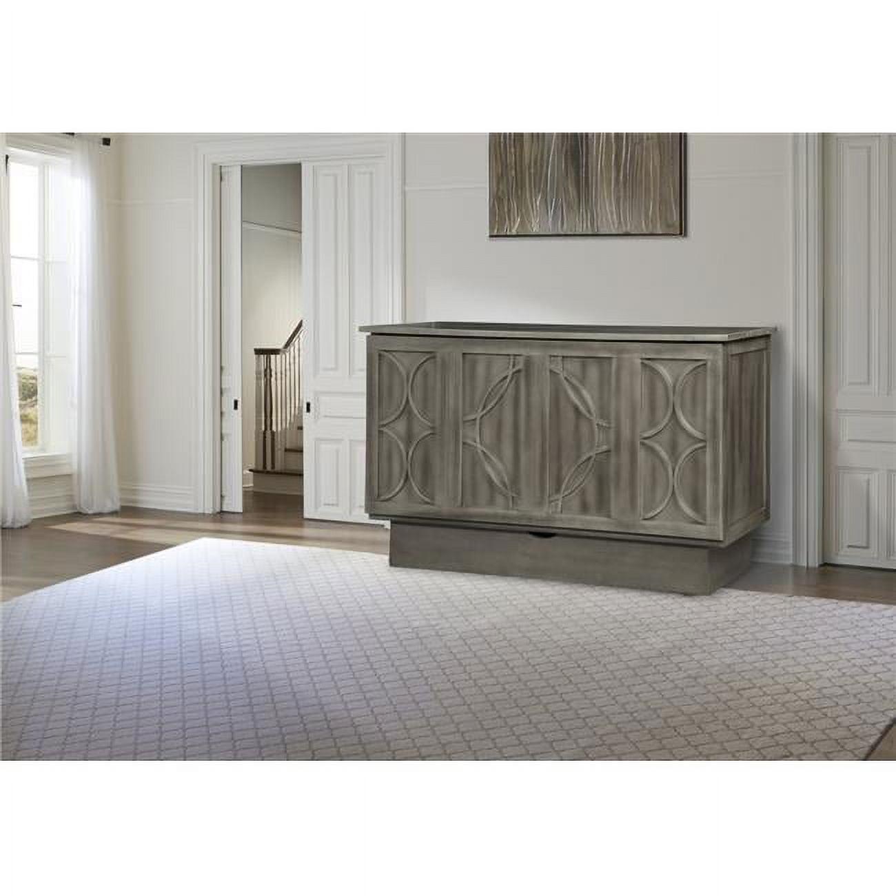 Creden-ZzZ  Brussels Charcoal Cabinet Bed, Queen Size