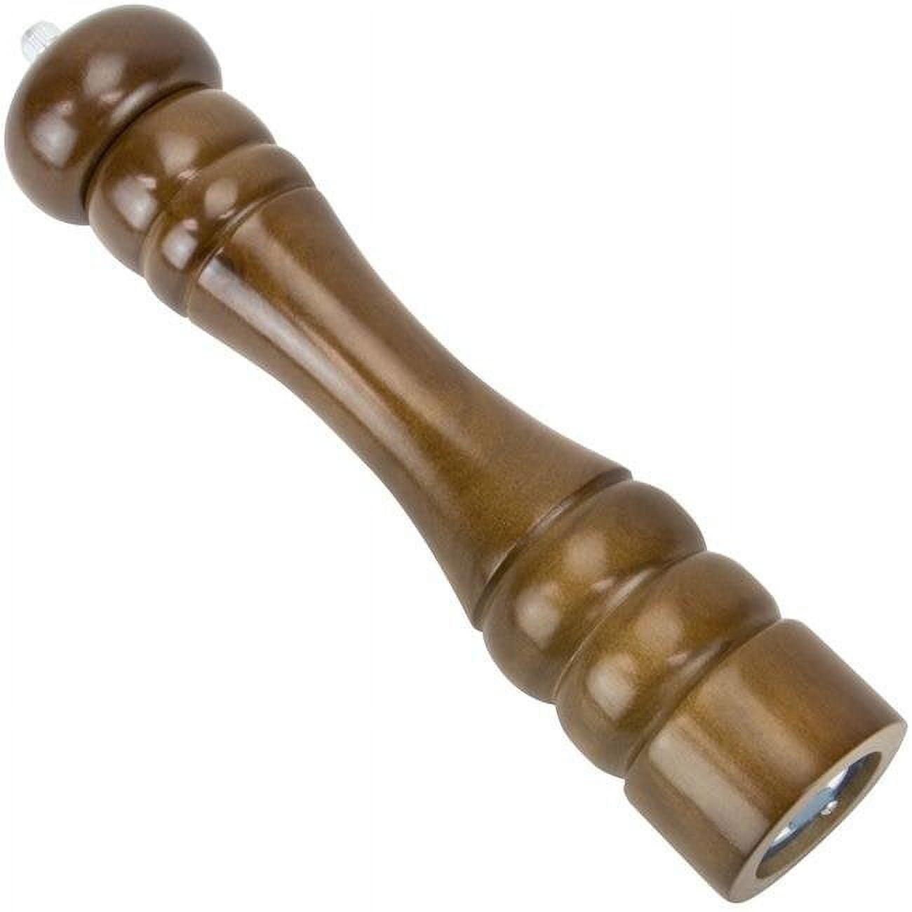 Mahogany Wood 10.25" Pepper Mill with Ceramic Grinder