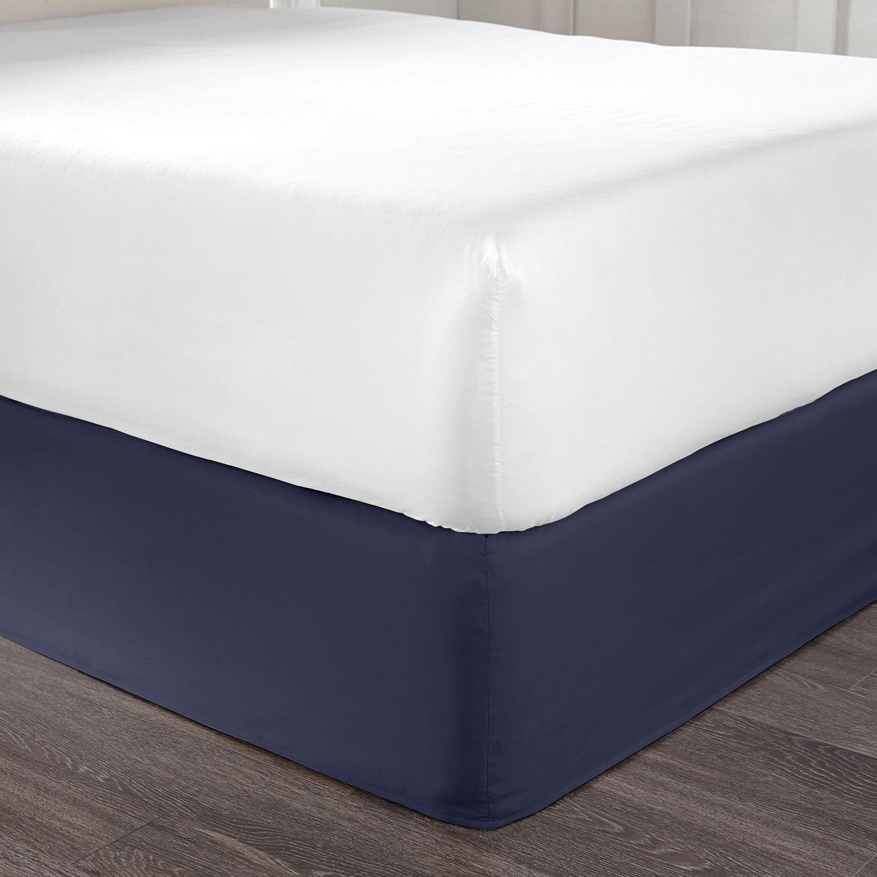 SouthShore Fine Linens Vilano Springs 15" drop Pleated Microfiber Bed Skirt