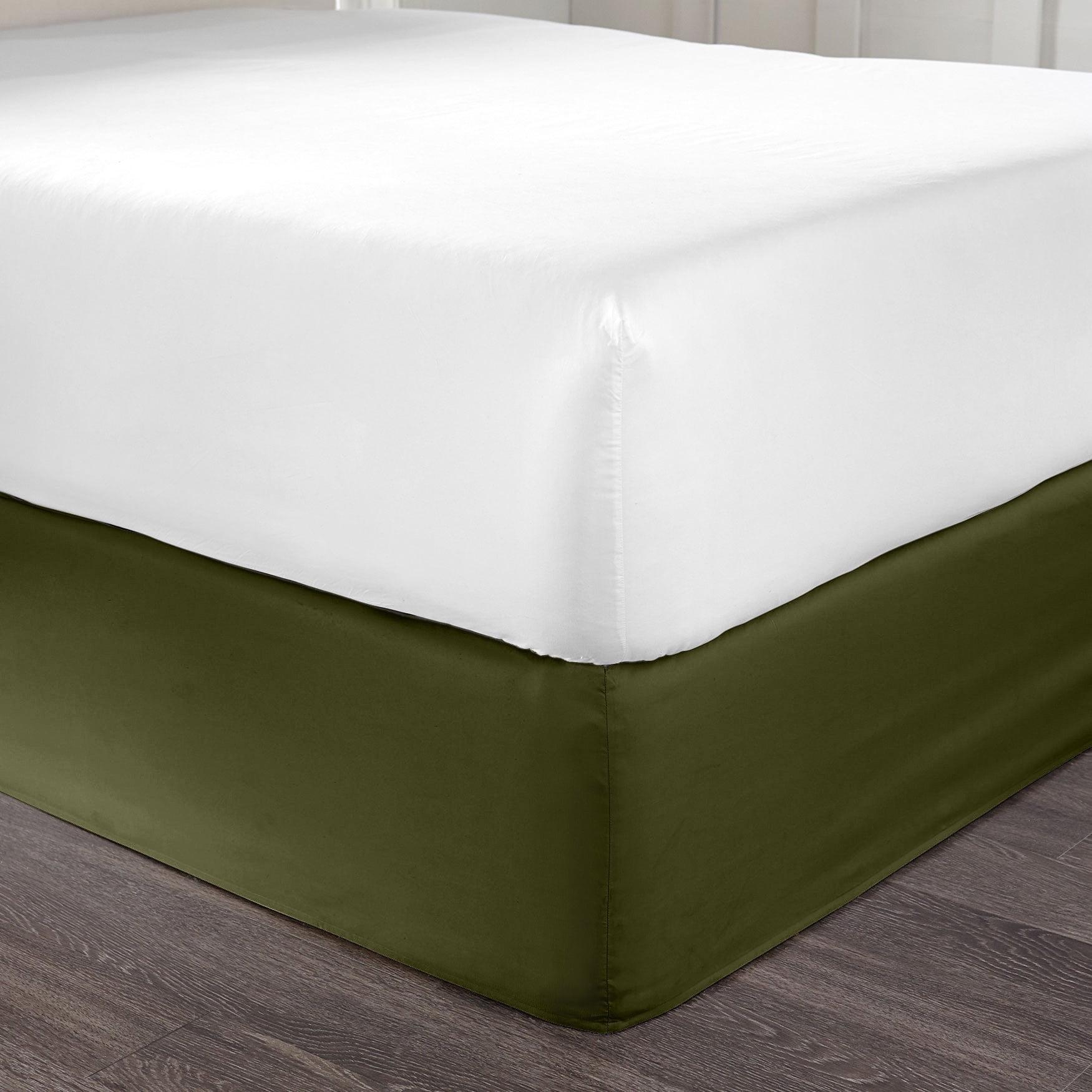 SouthShore Fine Linens Vilano Springs 15" drop Pleated Microfiber Bed Skirt