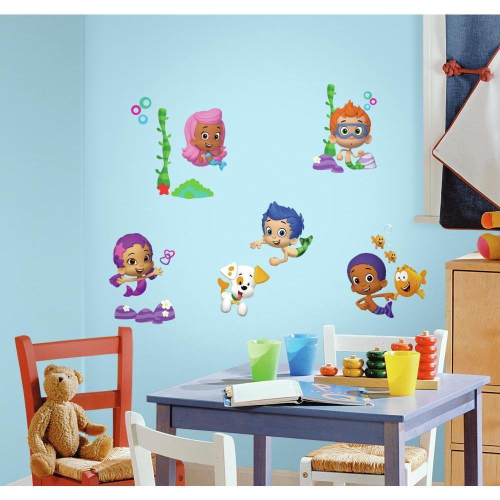 Bubble Guppies Peel and Stick Wall Decals for Kids