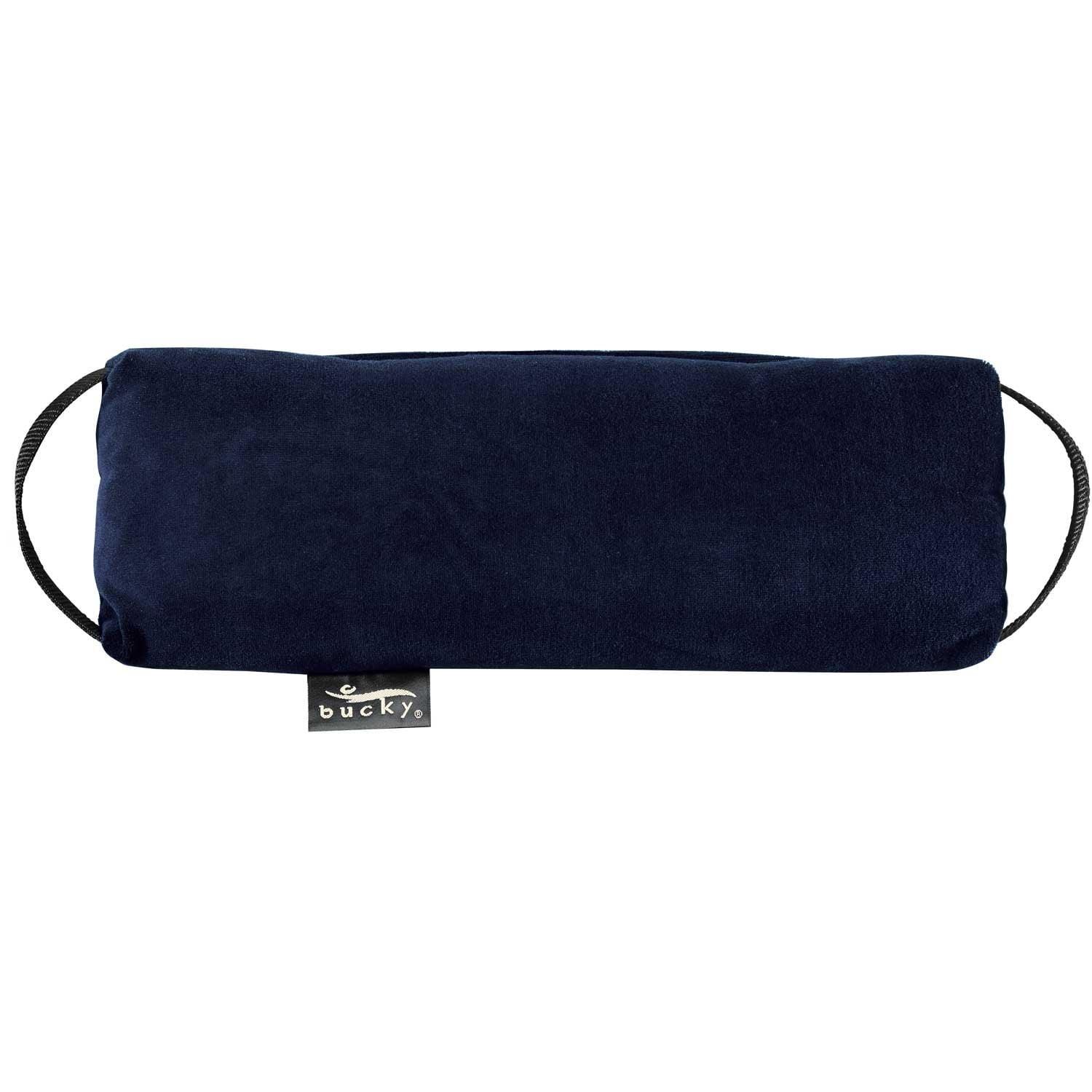 Midnight Blue Buckwheat Hull Lumbar Support Pillow, 15"