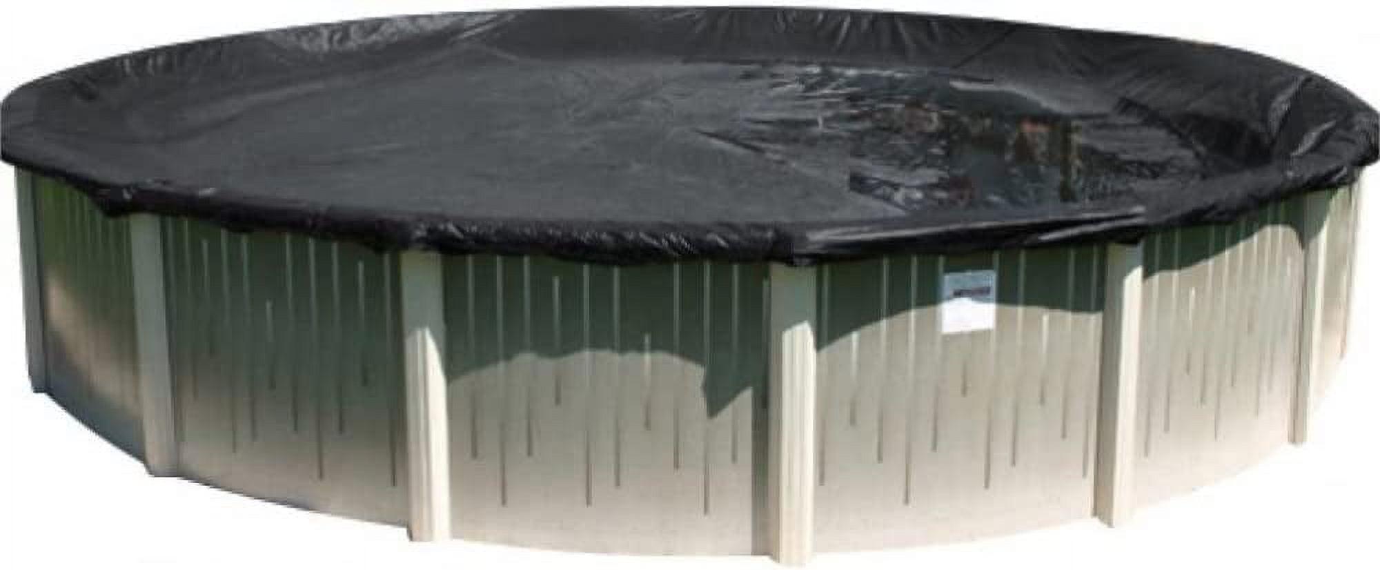 Buffalo Blizzard 24' Round Deluxe Blue/Black Winter Cover for Swimming Pool