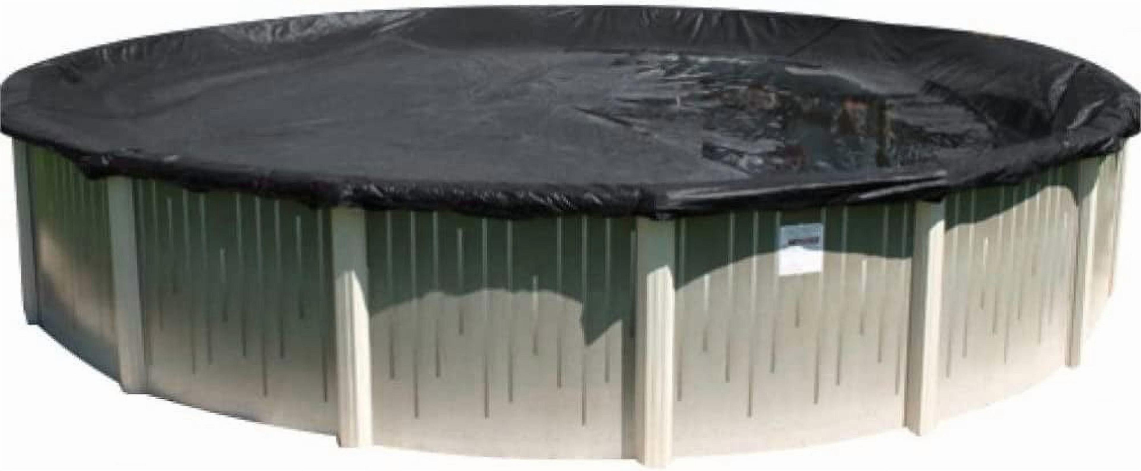 Buffalo Blizzard Economy Blue/Black Round Swimming Pool Winter Cover, 24'