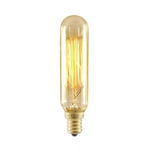 Bulbrite 132506 - 5PK - 25W - T6 - Thread - E12 Base - 120V - 1900K - 3000Hrs - Antique - Nostalgic Incandescent Edison