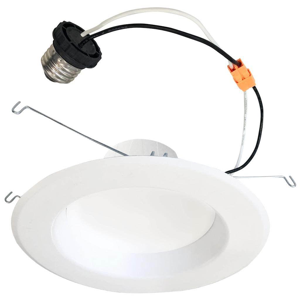 White 5/6 Inch LED Recessed Downlight Retrofit Kit