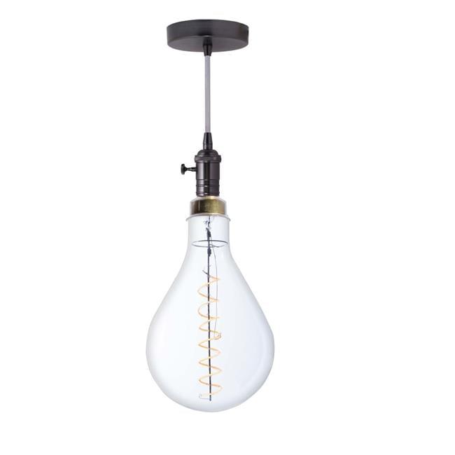 LED Grand 4 Watt 13" Pear Shaped Bulb and Pendant Kit