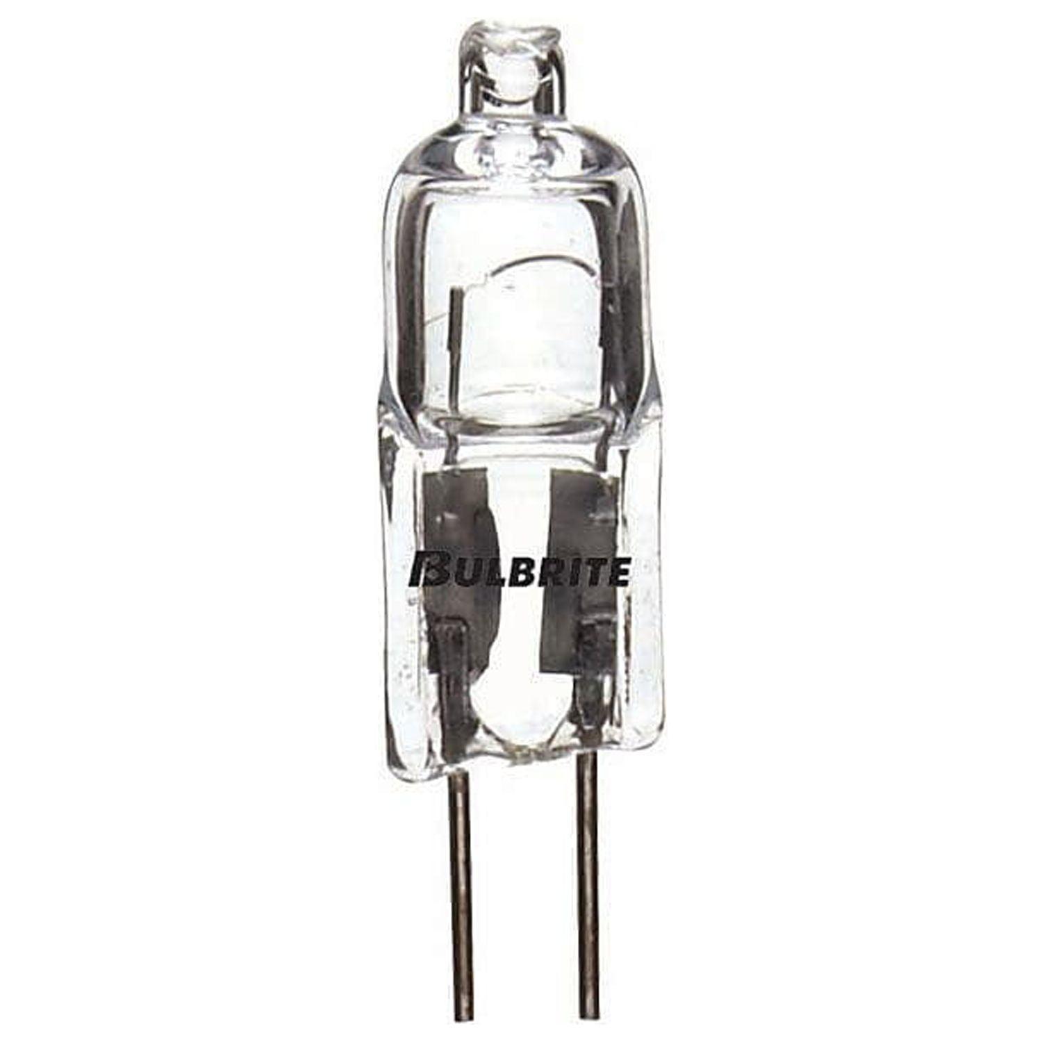 Clear Dimmable 10W Bi-Pin Halogen Bulb Pack