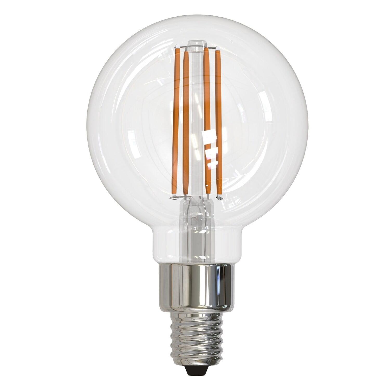 Clear Glass G16 E12 Dimmable LED Bulbs Set of 3