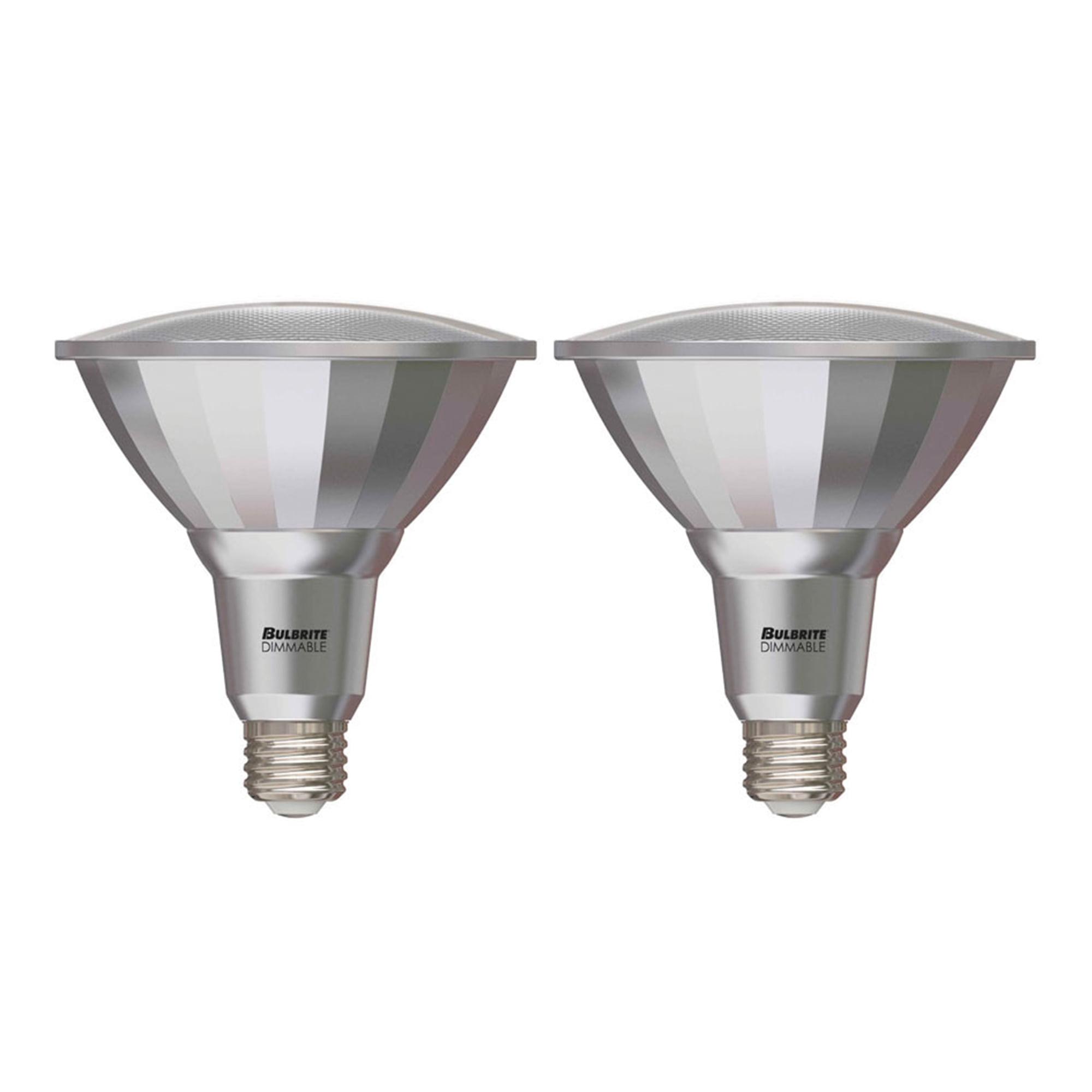 15 Watt Dimmable White LED Flood Light Bulbs