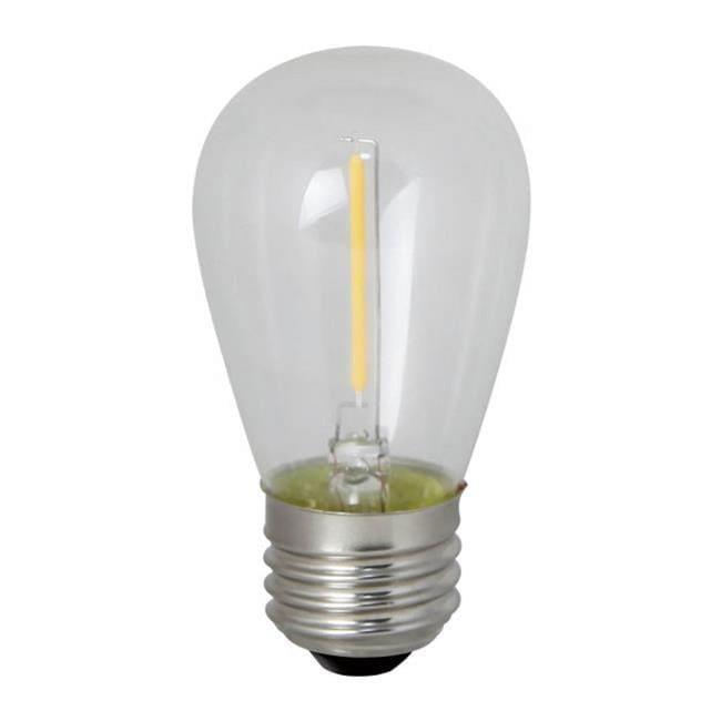 Bulbrite 862154 Pack Of (6) 0.7 Watt S14 Medium (E26) Led Bulbs - Clear
