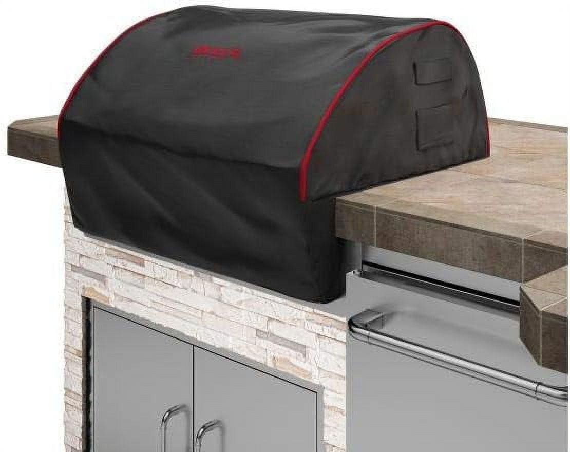 Bull 38-Inch Black and Red Vinyl Grill Cover