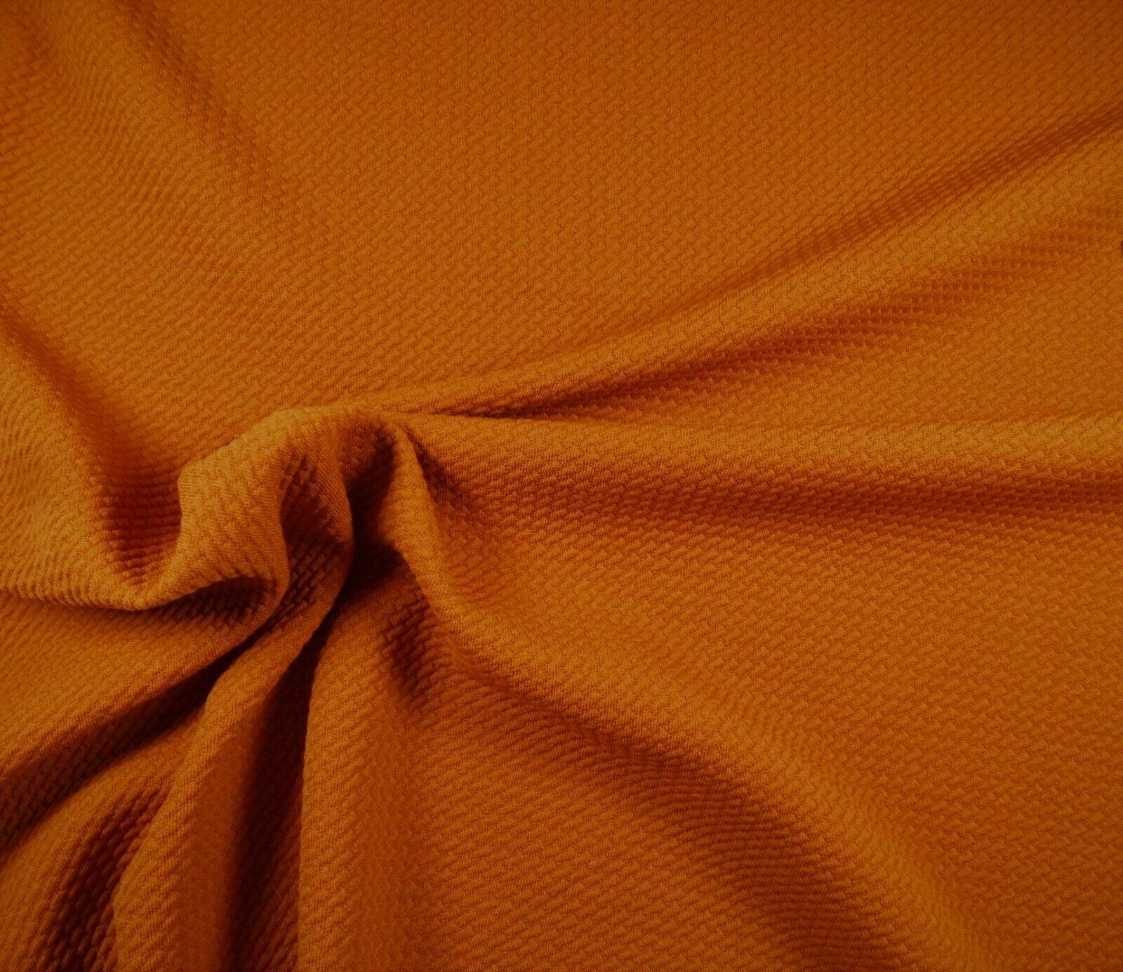 Harvest Orange Bullet Liverpool Stretch Fabric by the Yard