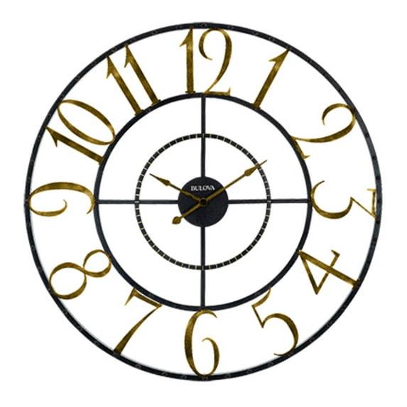 Bulova Metal Wall Clock