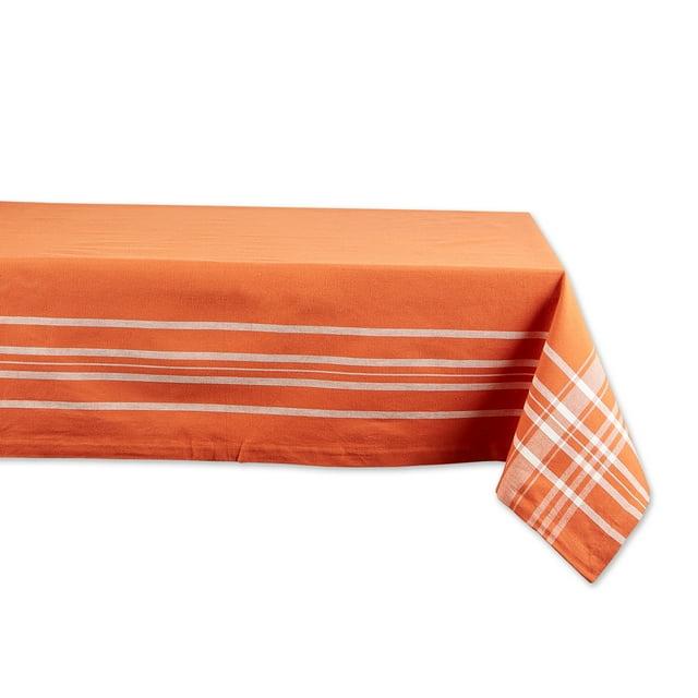 Burnt Orange Harvest Market Tablecloth 60X84