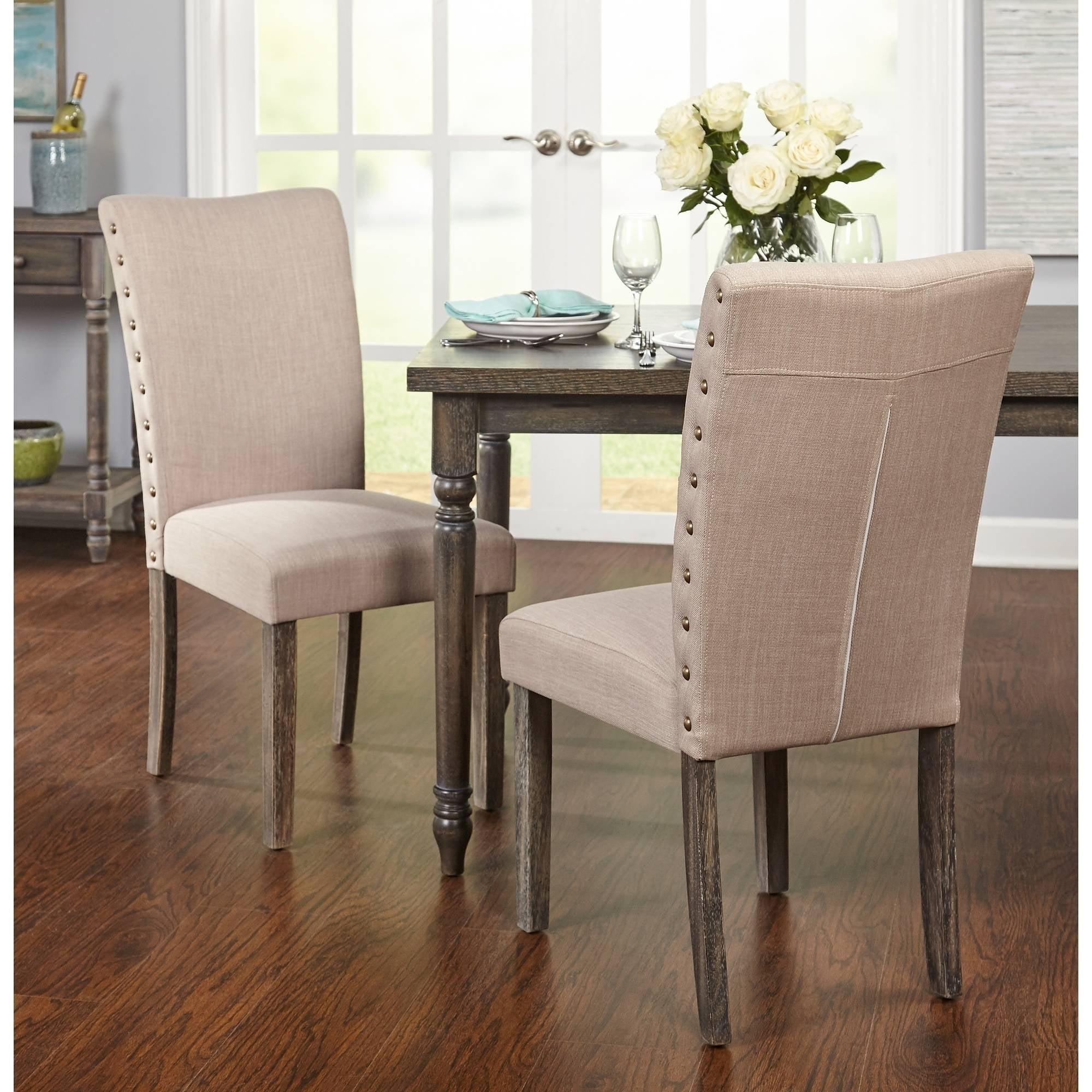 Set of 2 Burntwood Dining Chairs Weathered Gray - Buylateral