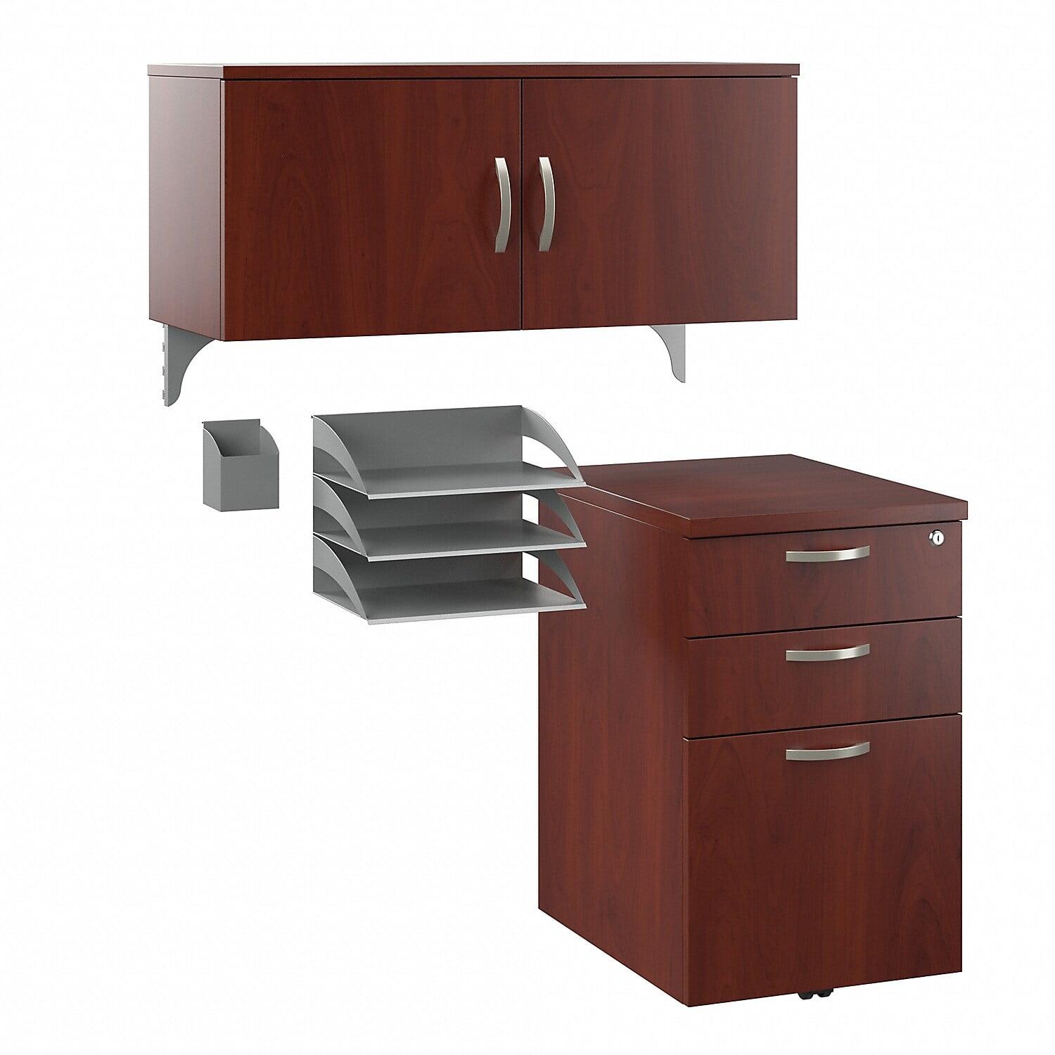 Bush Business Furniture Office In An Hour 3 -Drawer File Cabinet & Accessory Kit