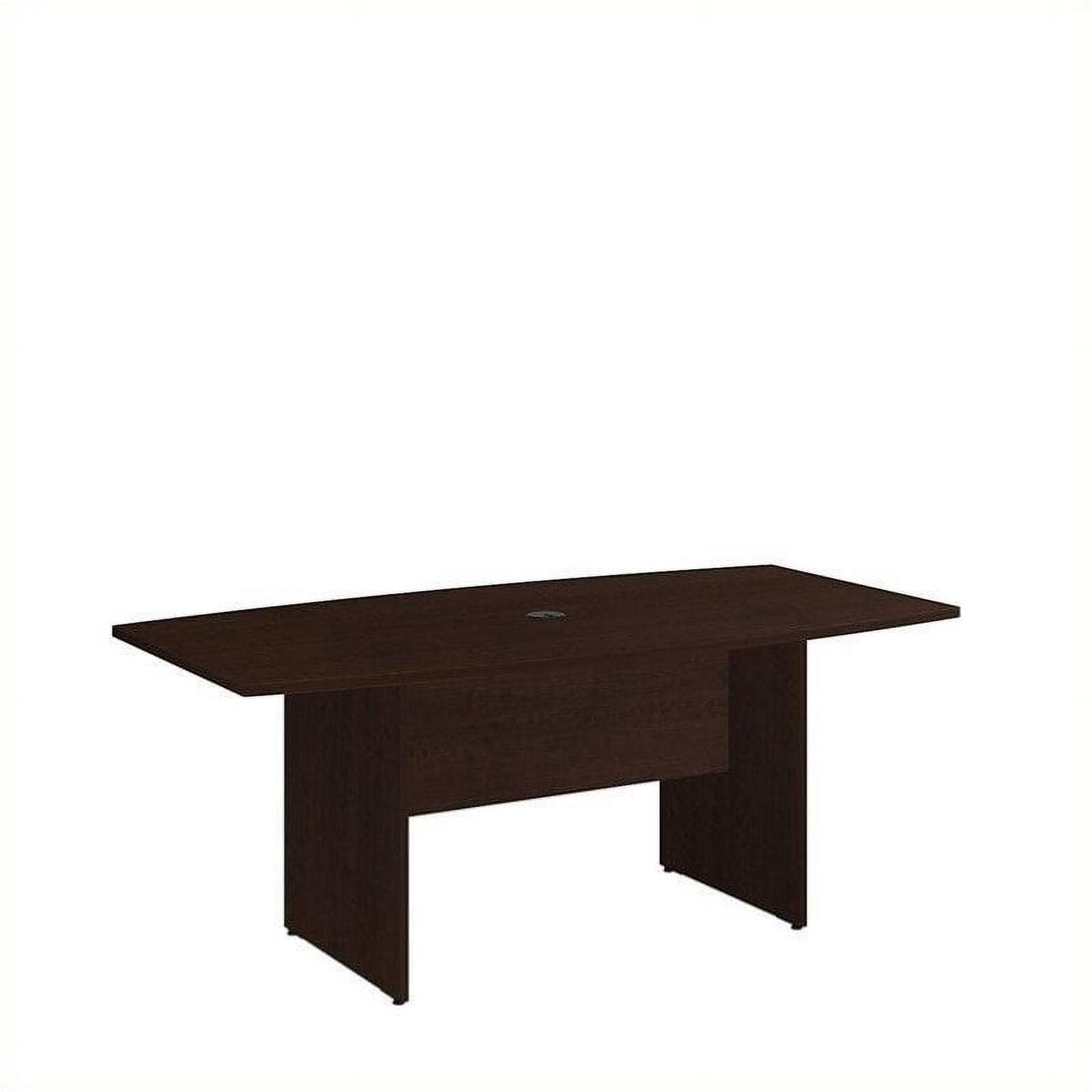 Mocha Cherry 72'' Boat Shaped Conference Table