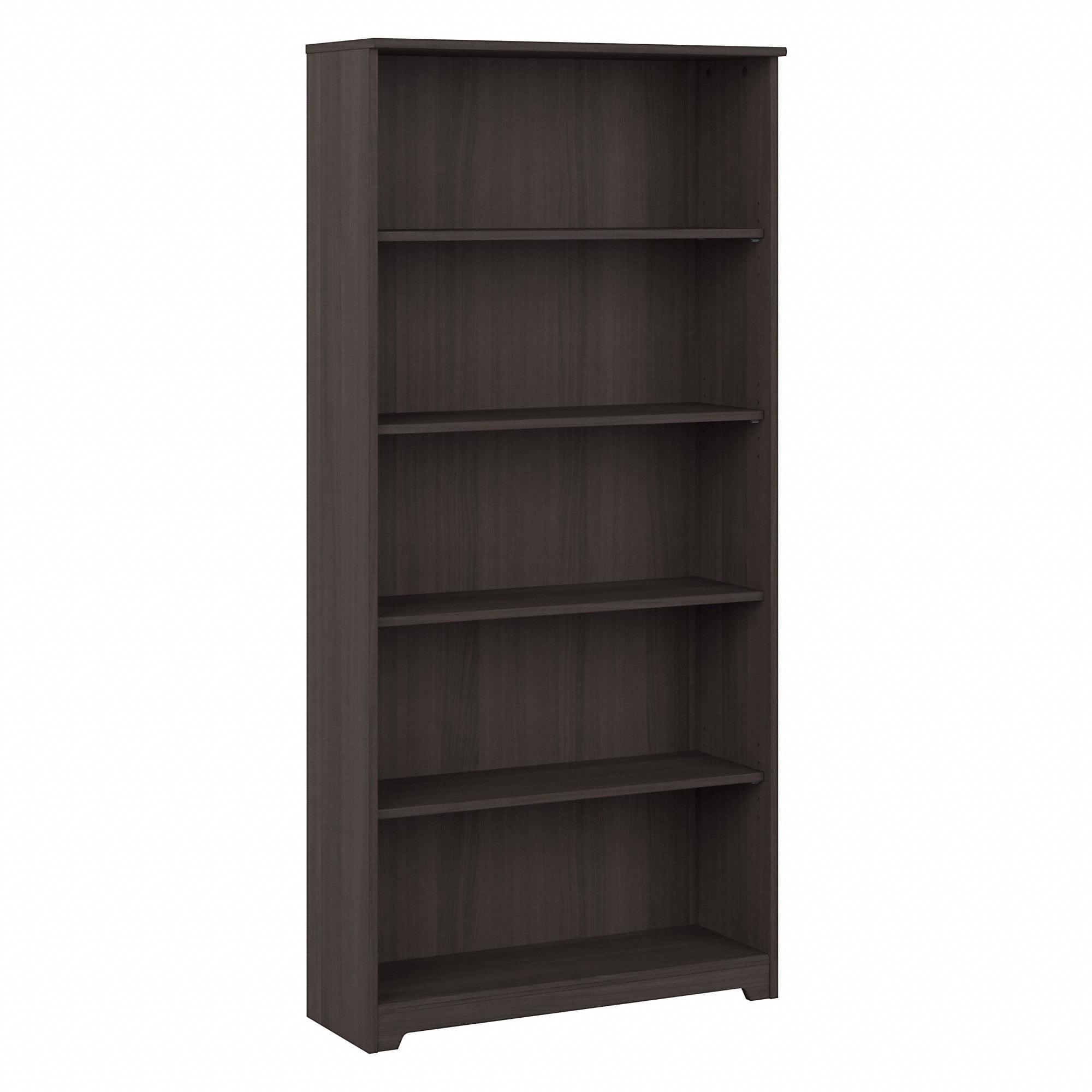 Cabot 5 Shelf 66" Standard Bookcase