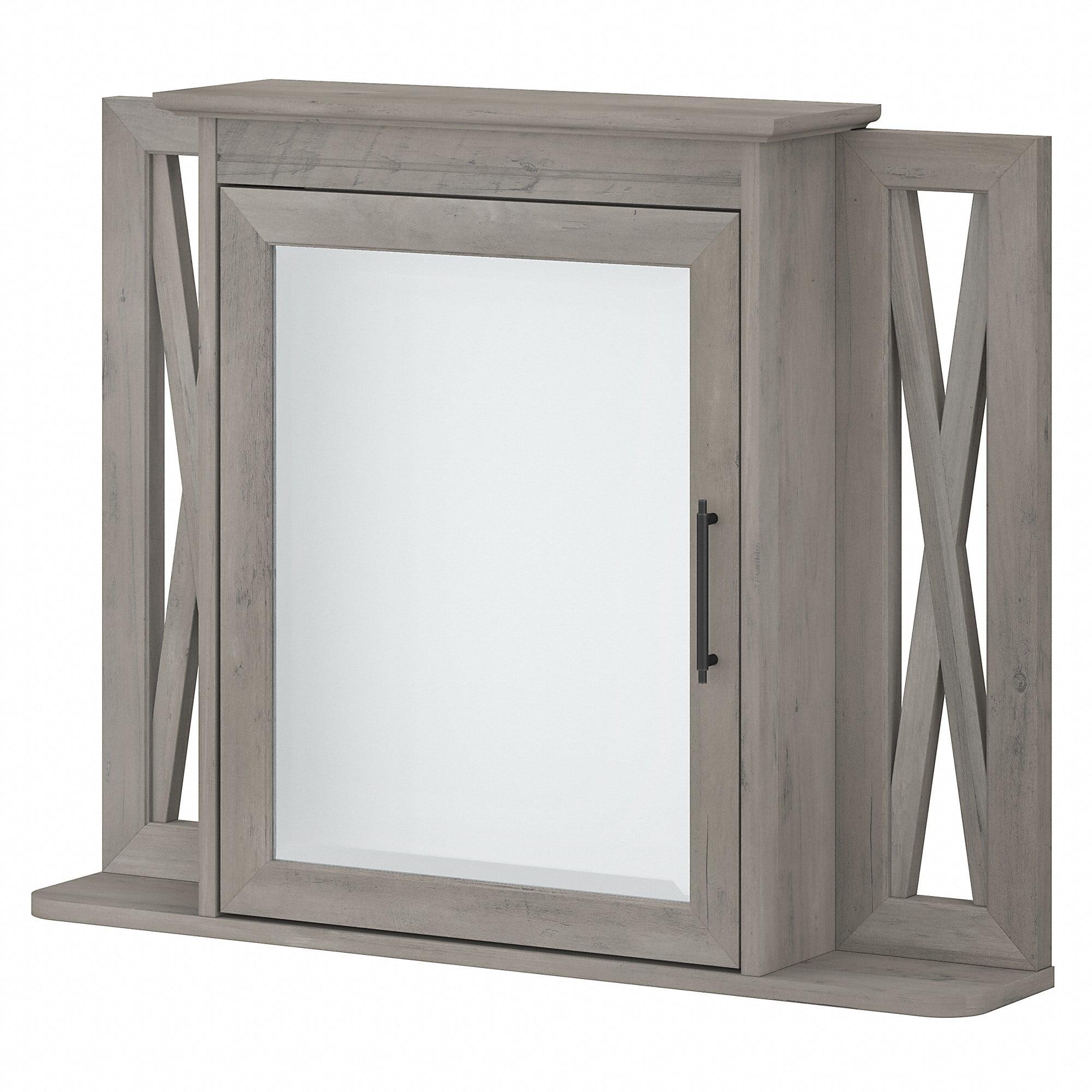 32''W Surface Framed Medicine Cabinet with Mirror