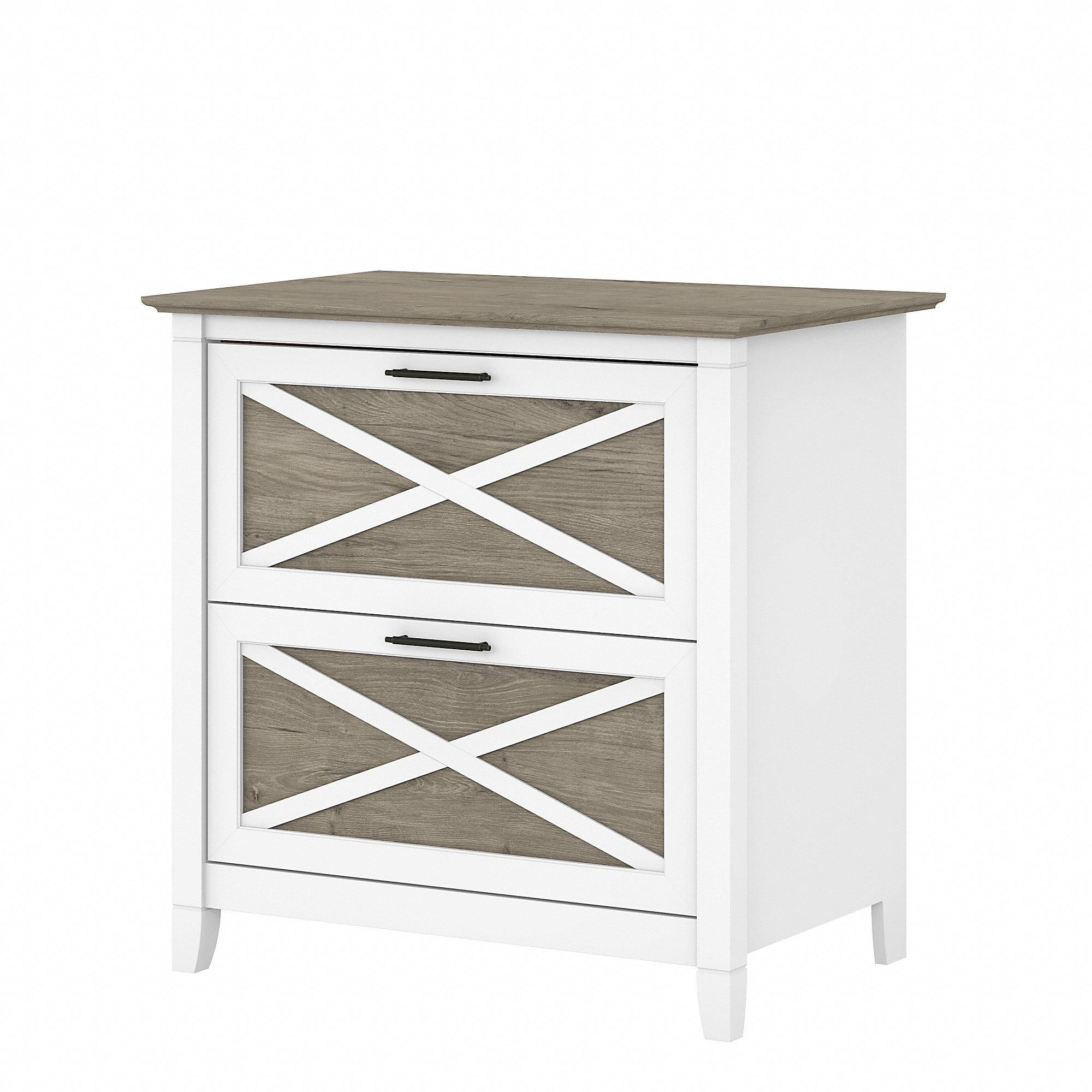 Gracie Oaks Lateral File Cabinet, Modern Farmhouse 2 Drawer File Cabinet For Home Office
