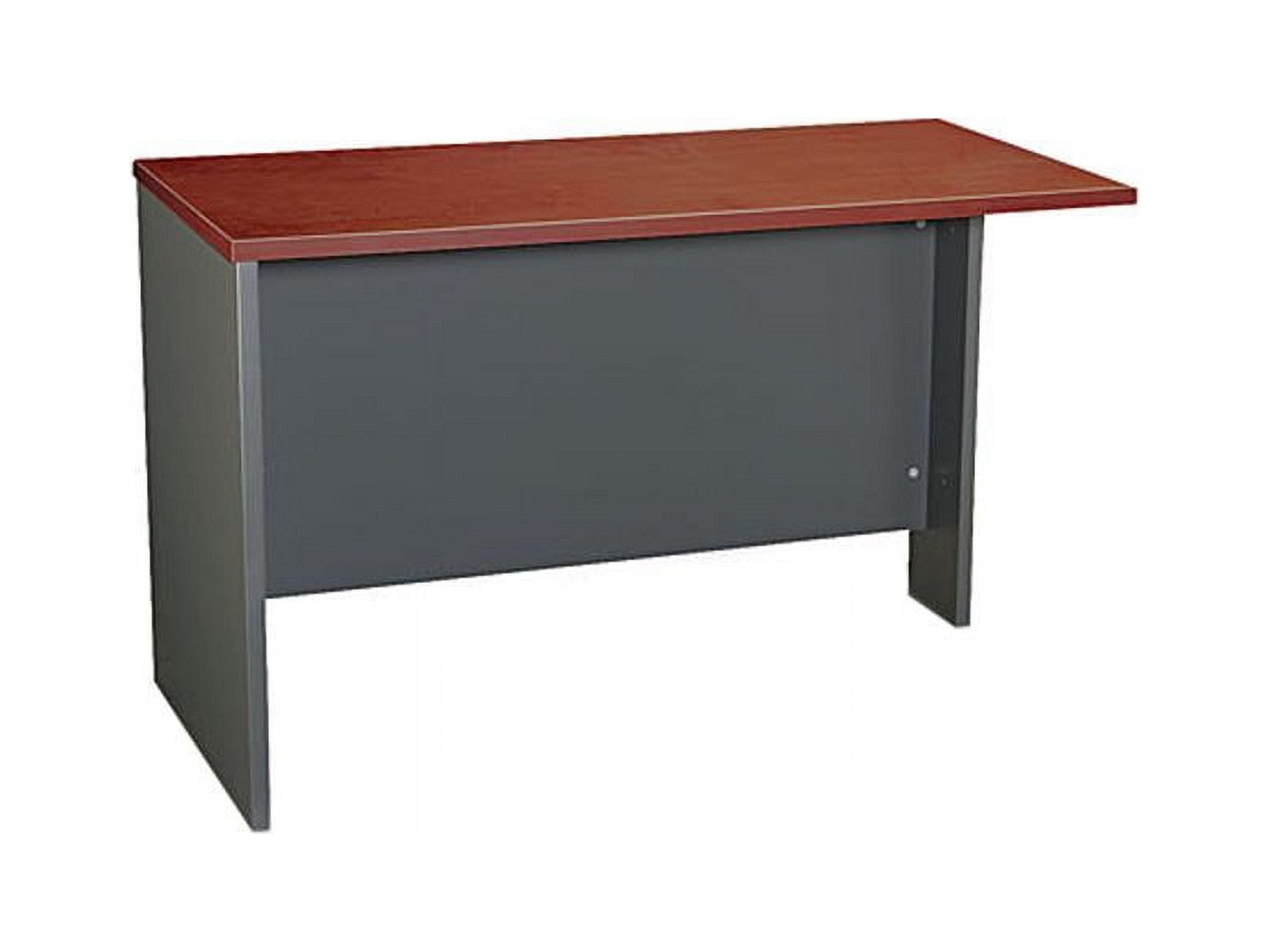 Hansen Cherry 48" Transitional Thermally Fused Laminate Desk Bridge