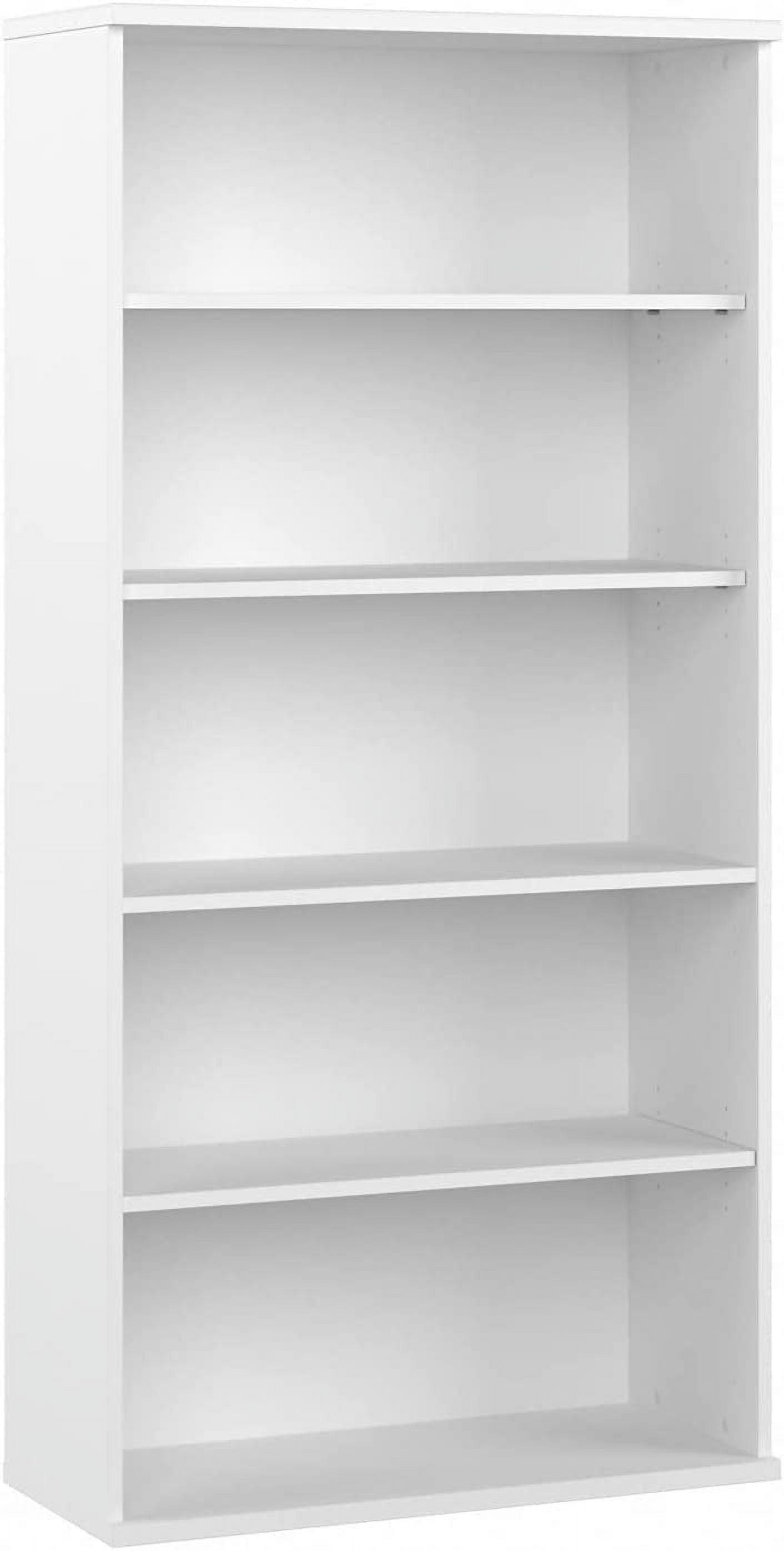 Bush Business Furniture Hybrid Tall 5 Shelf Bookcase