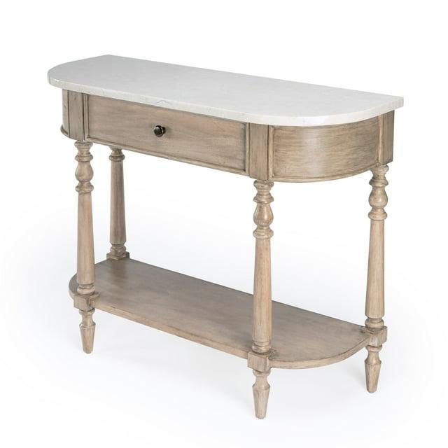 Butler Danielle Marble Console Table In Brown