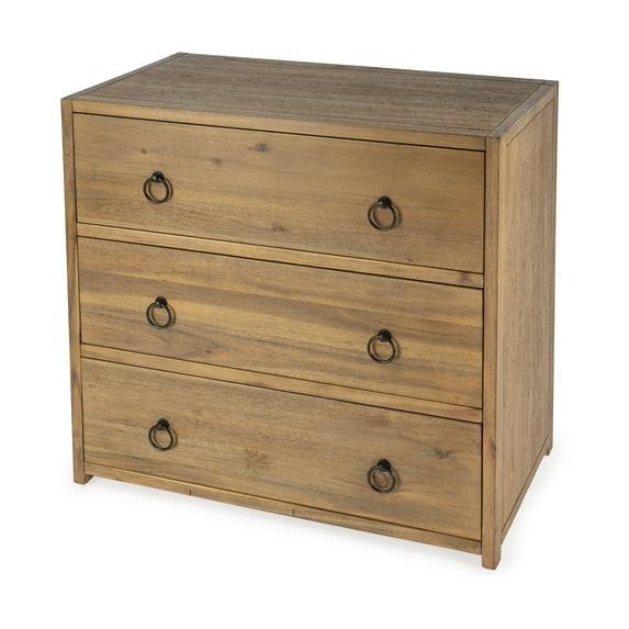 Butler Lark Natural Wood 3 Drawer Chest
