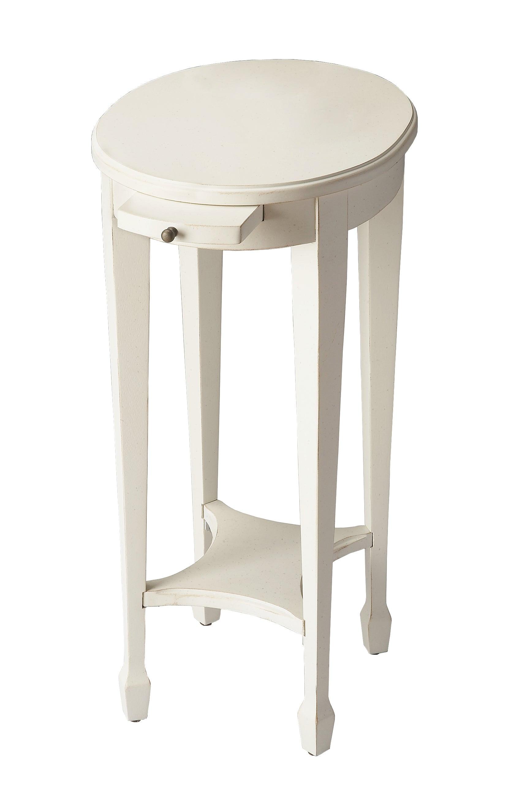Butler Specialty Accent Table In Cottage White Finish