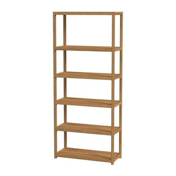 Butler Specialty Company Lark 5 Tier 30Wx75H Etagere Bookcase - Light Brown