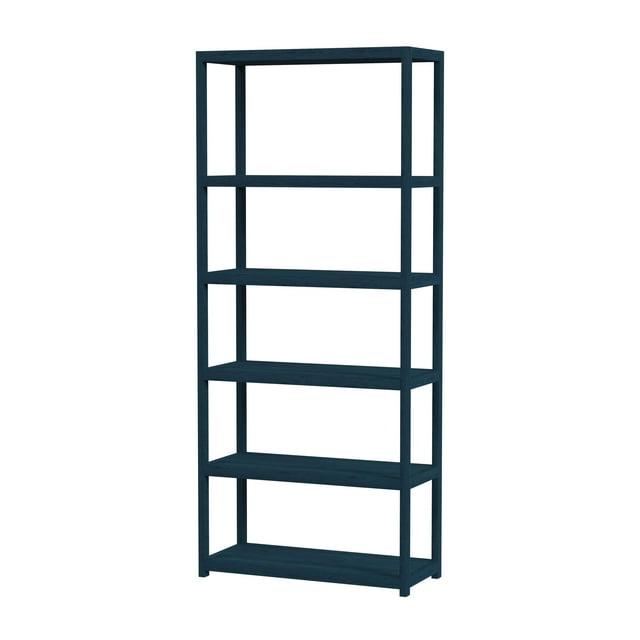 Butler Specialty Company Lark 5 Tier 30Wx75H Etagere Bookcase - Navy Blue