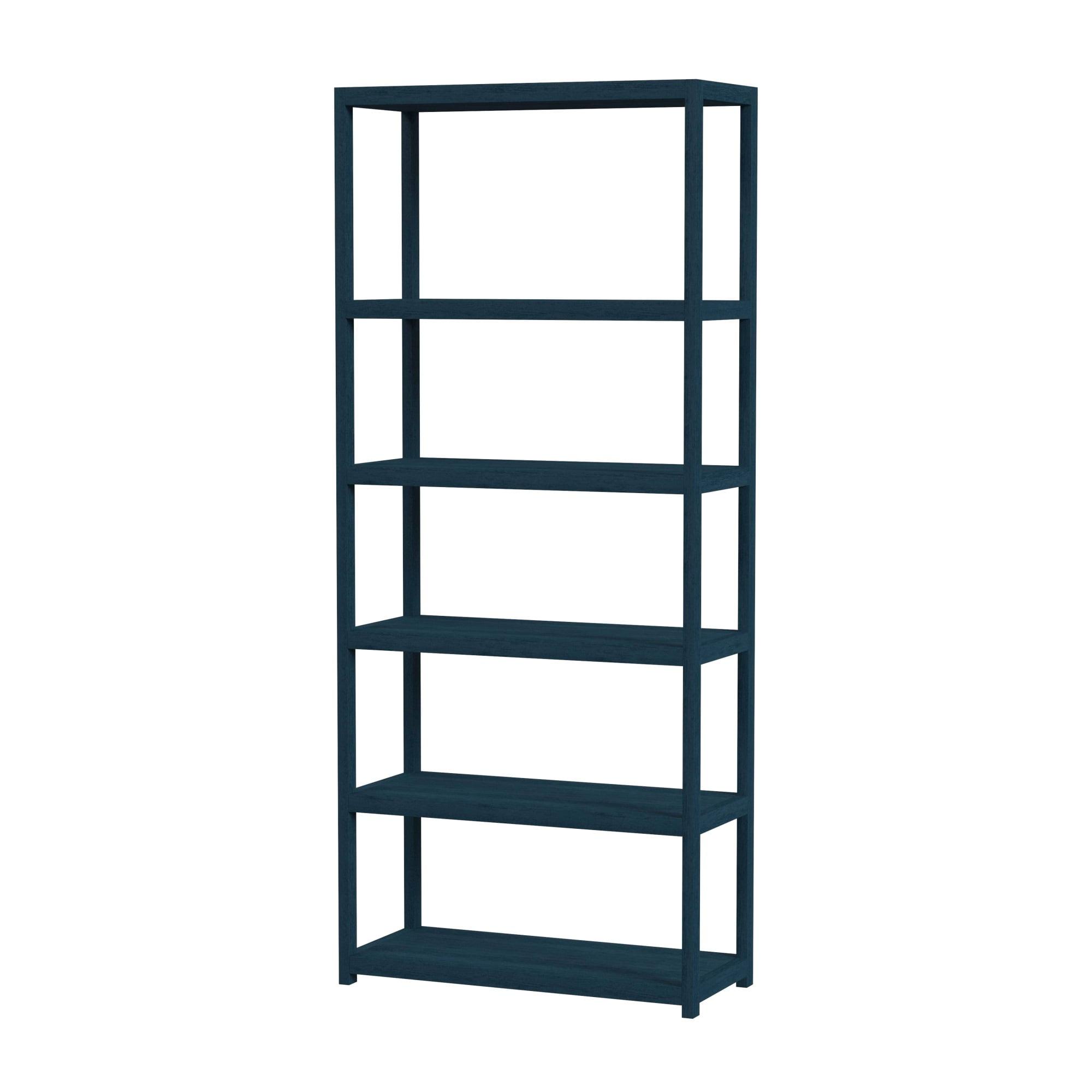 Butler Specialty Company Lark 5 Tier 30Wx75H Etagere Bookcase - Navy Blue