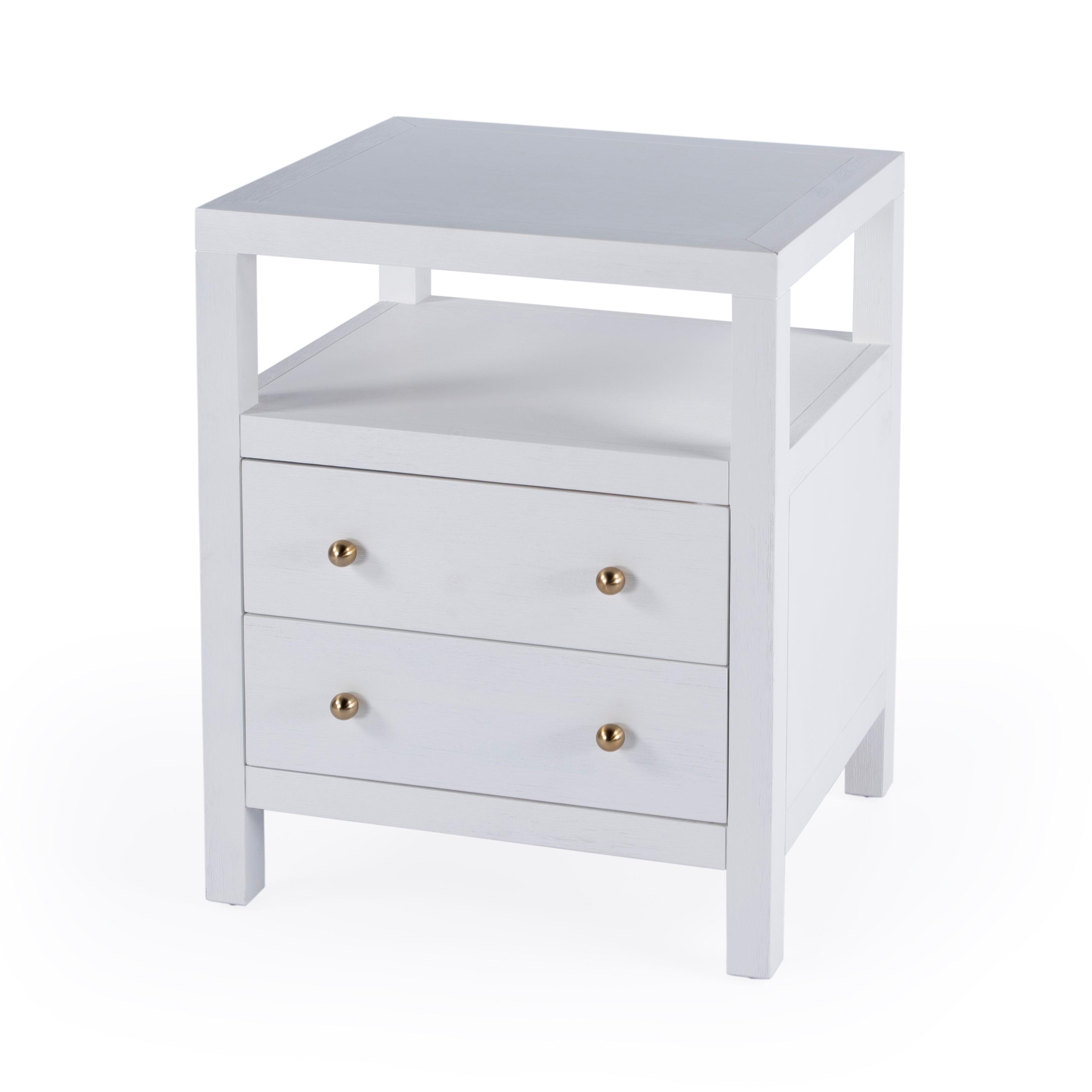 Butler Specialty Company Nora 2-Drawer Nightstand - White