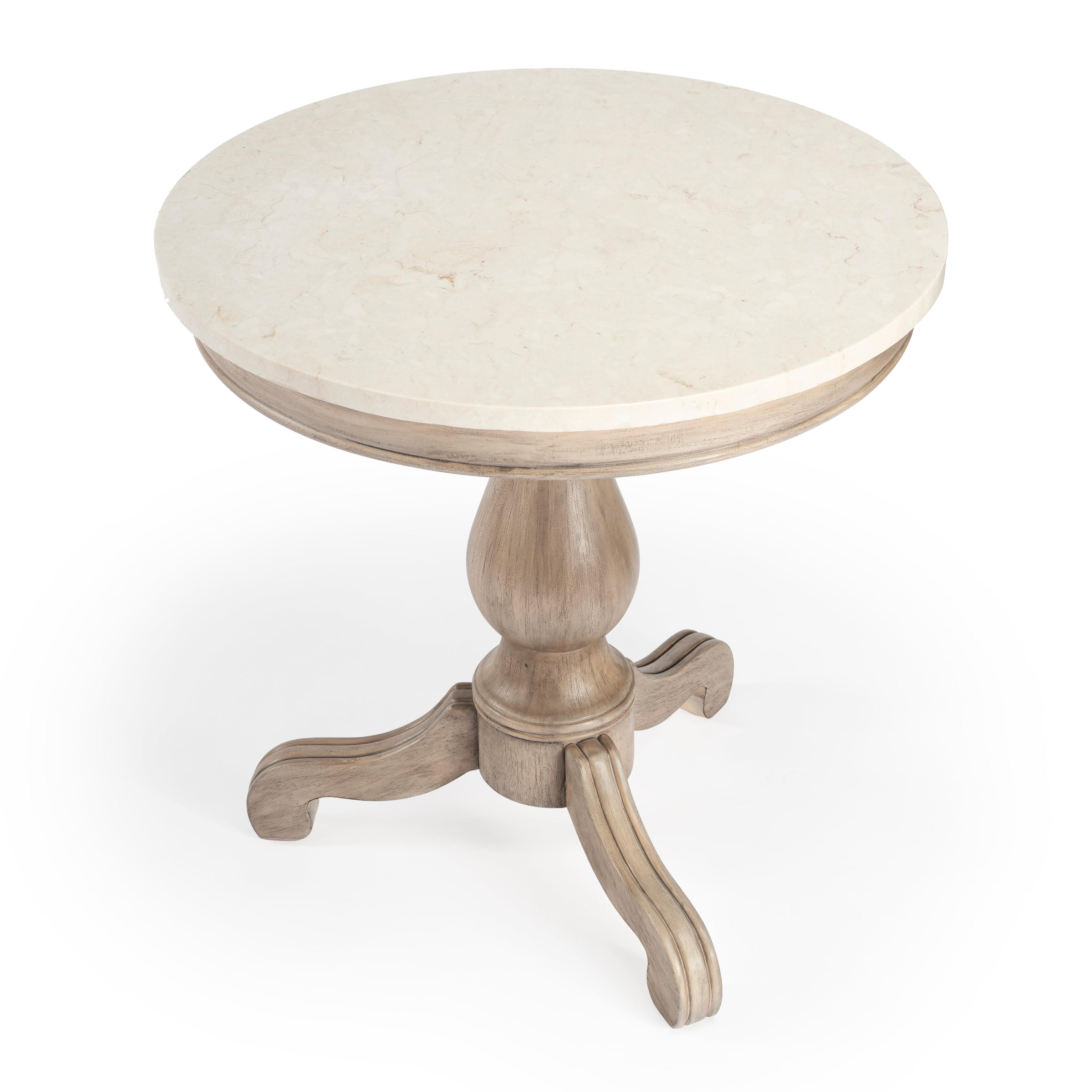 Butler Specialty Danielle Marble Accent Table In Brown