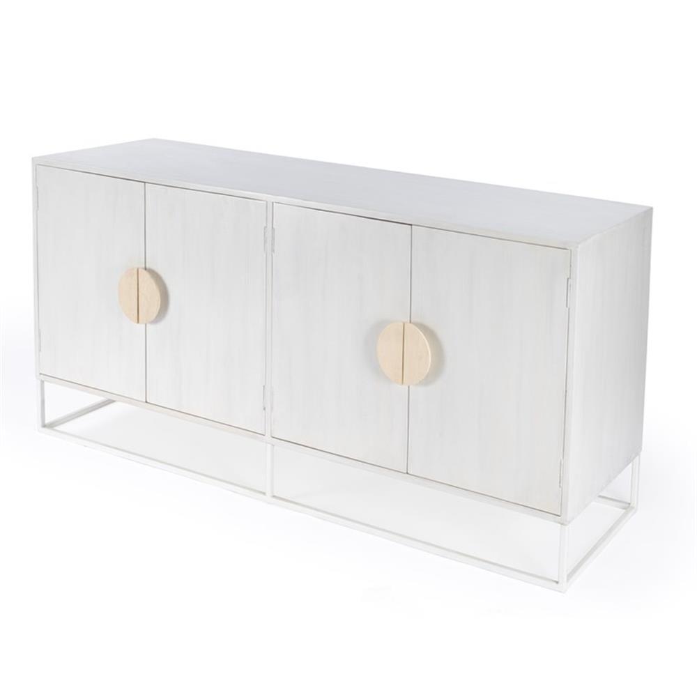 Butler Specialty Lennasa White  Wooden Sideboard