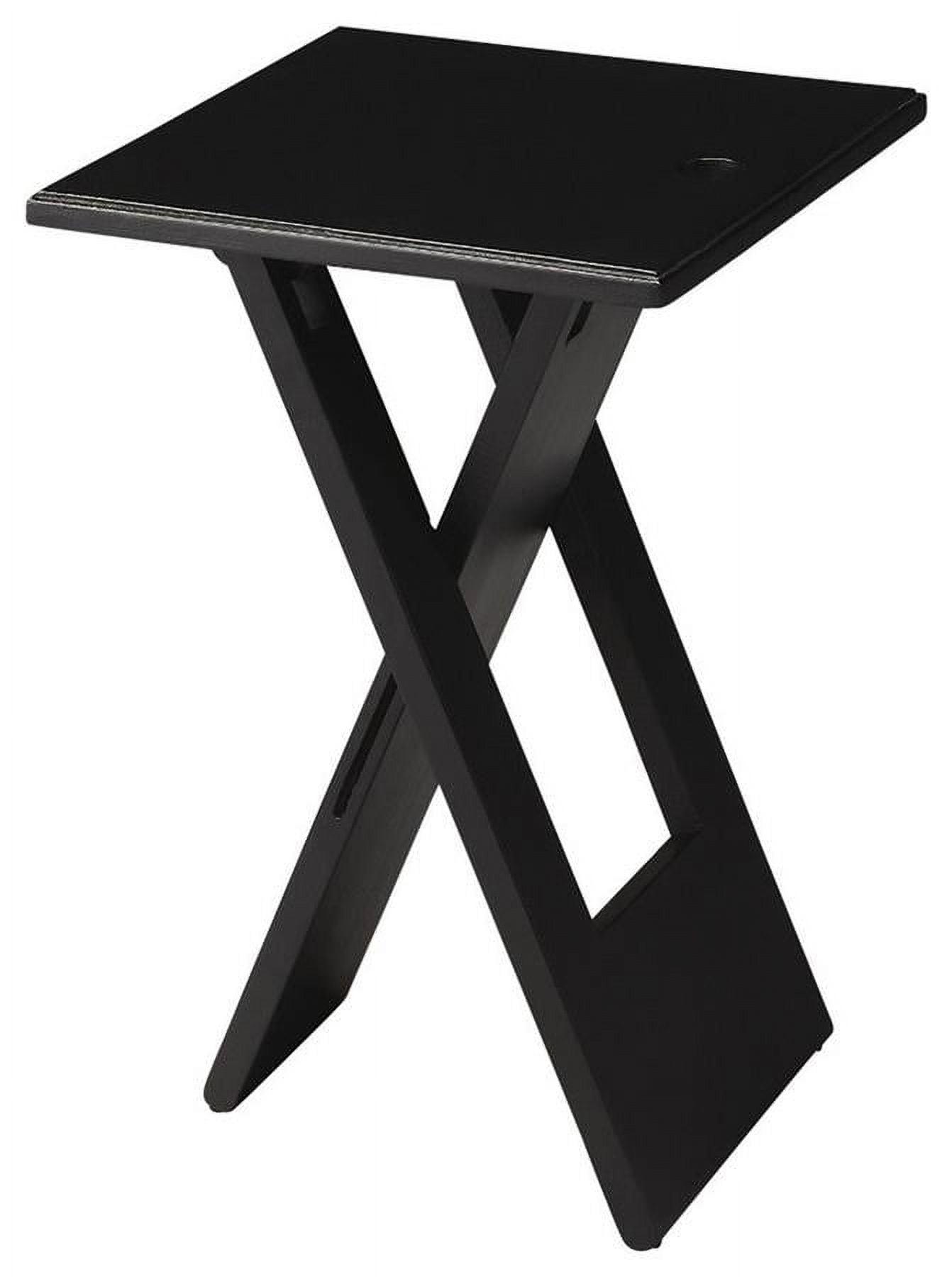 Butler Specialty Loft Hammond Folding End Table In Black