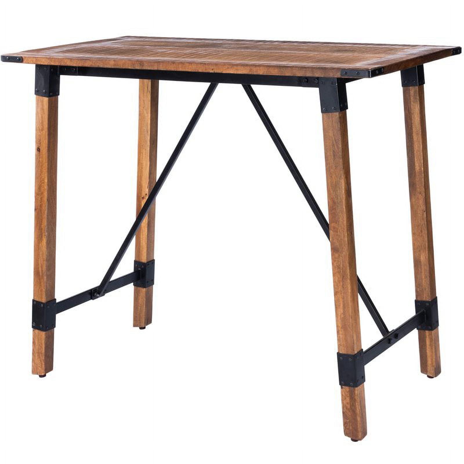 Butler Specialty Masterson Industrial Wood & Metal Pub Table In Beige