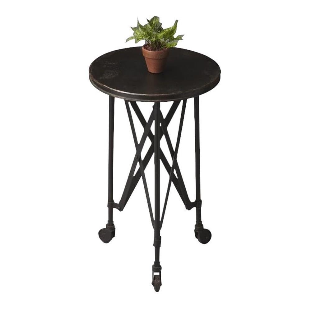 Butler Specialty Metalworks Round Iron Accent Table In Black