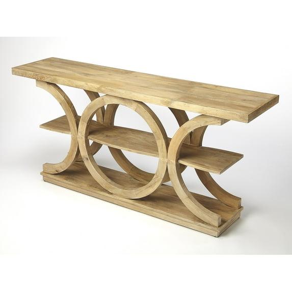 Butler Specialty Stowe Rustic Modern Console Table In Brown