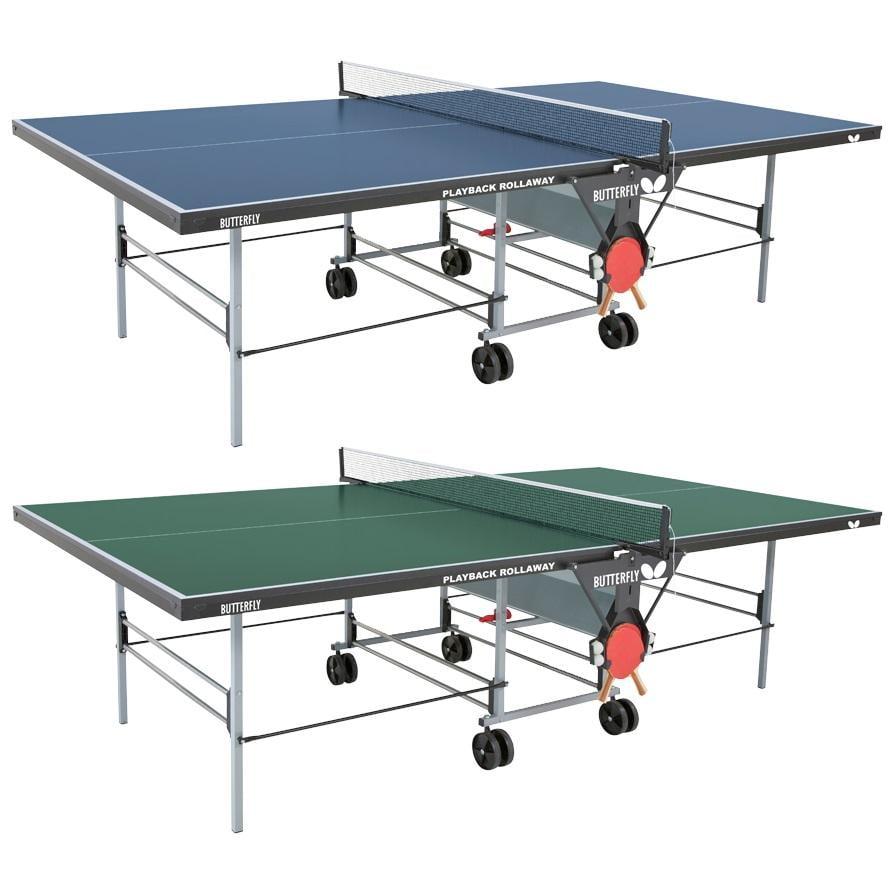 Butterfly Playback 19 Rollaway Regulation Size Foldable Indoor Table Tennis Table (19mm Thick)