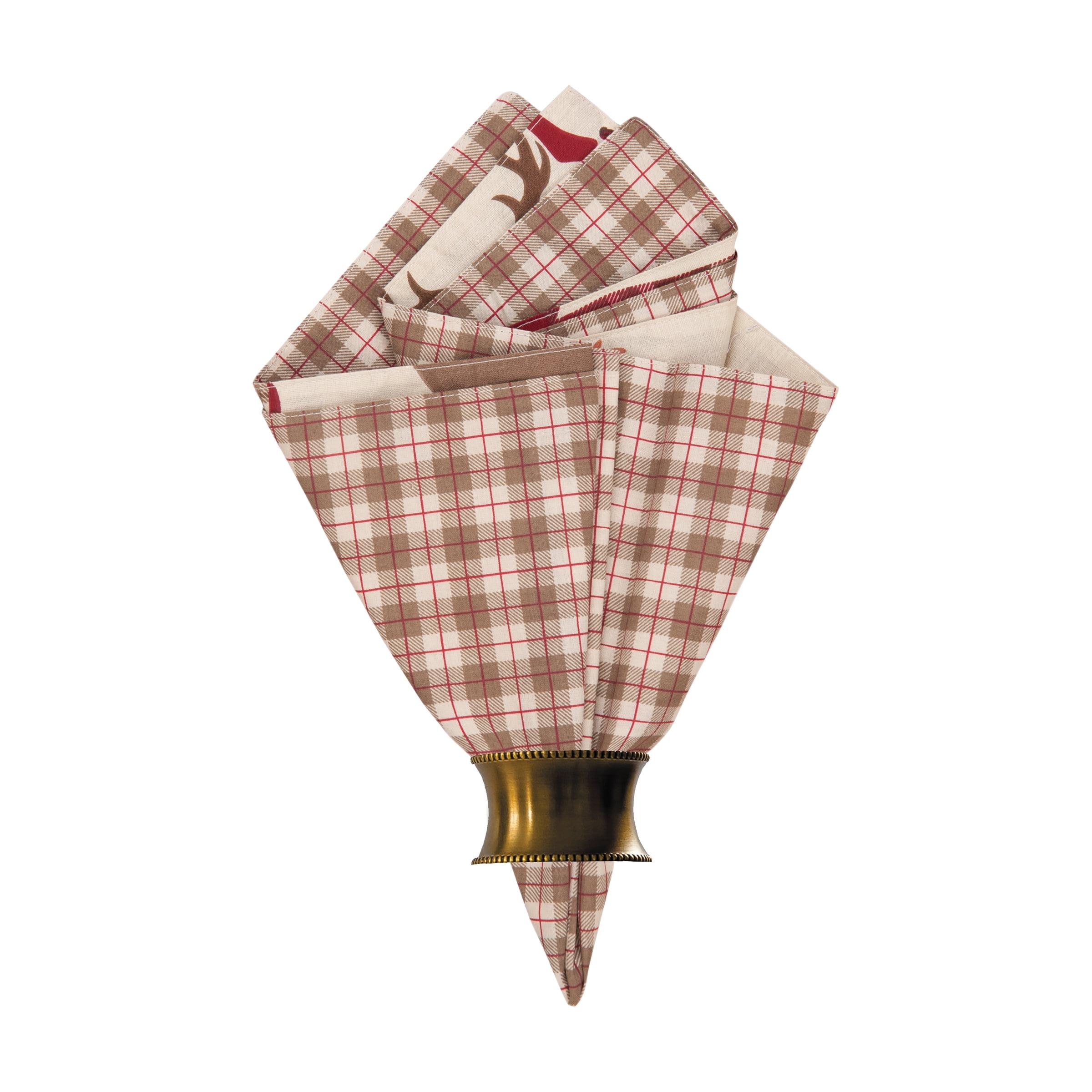 Loon Peak® Plourde Cotton Animals/Nature Square Napkin (Set of 6)