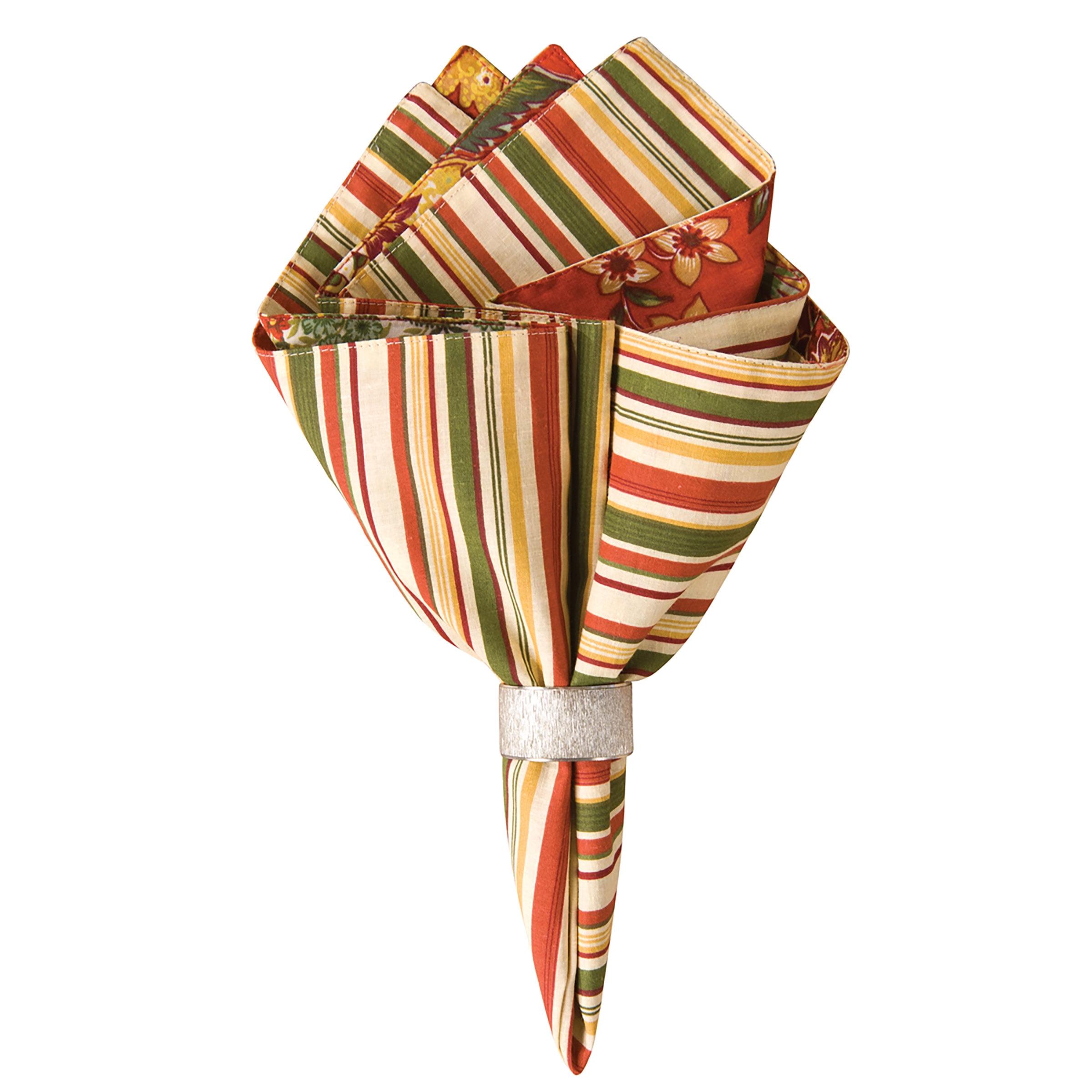 C&F Home Florentine Cotton Reversible Napkin Set of 6