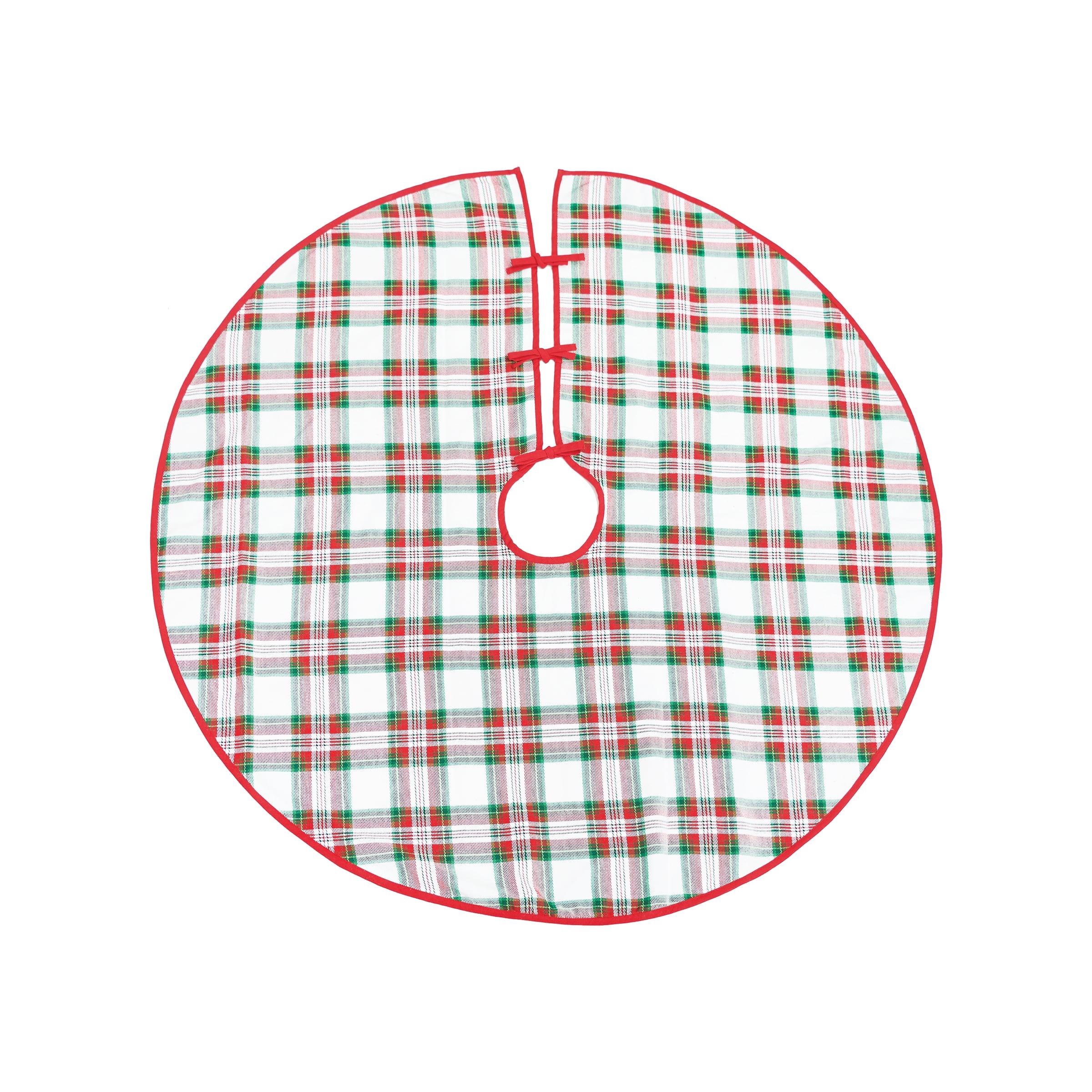 Carter Christmas Plaid Tree Skirt