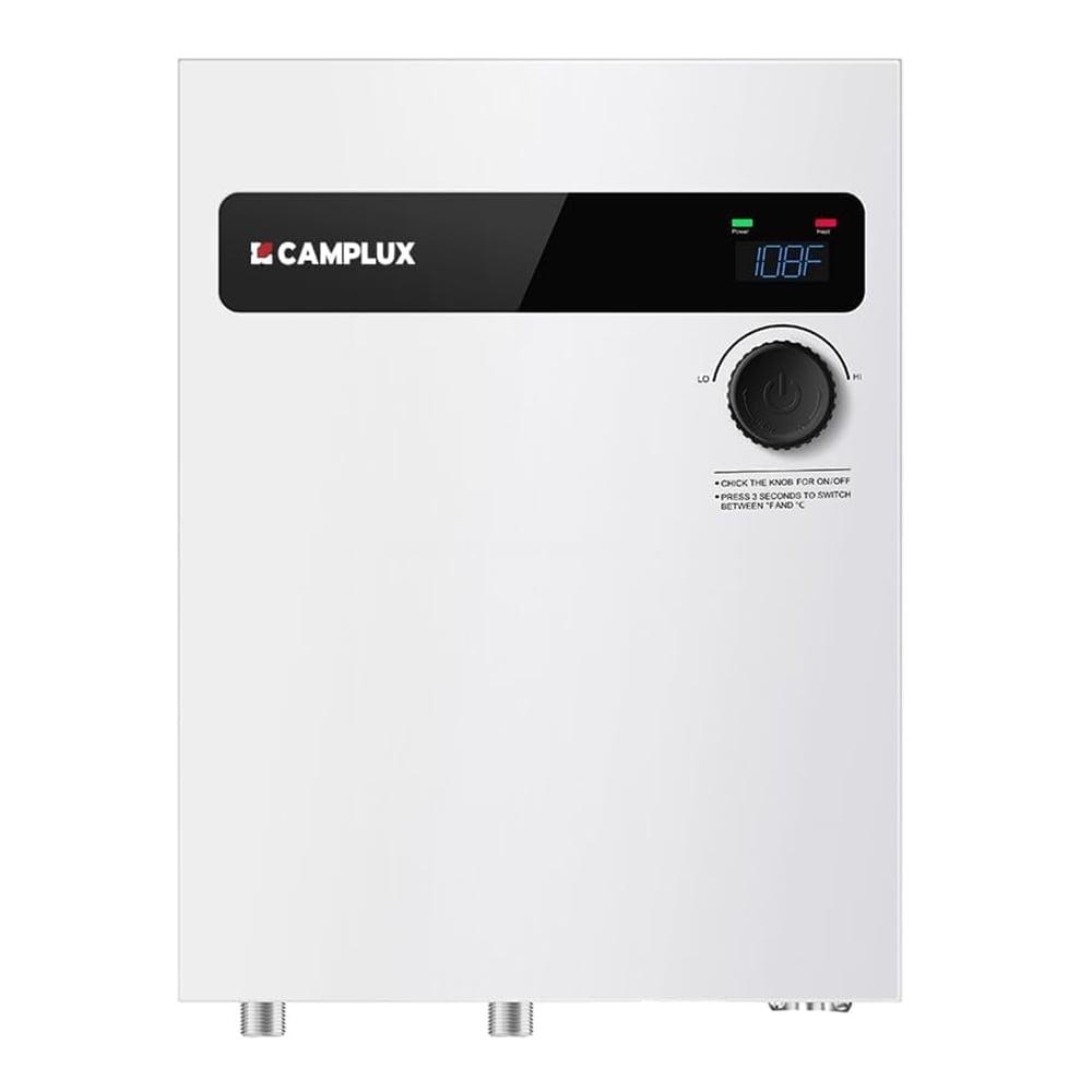 CAMPLUX 27KW 240V Electric Tankless Water Heater , Instant Hot Water Heater