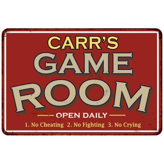 Game Room Sign Rustic Wall decor Gameroom Signs Home Vintage Decorations Games Arcade Retro Video Gamer Art Gaming wall art Size: 8 x 12 Inches